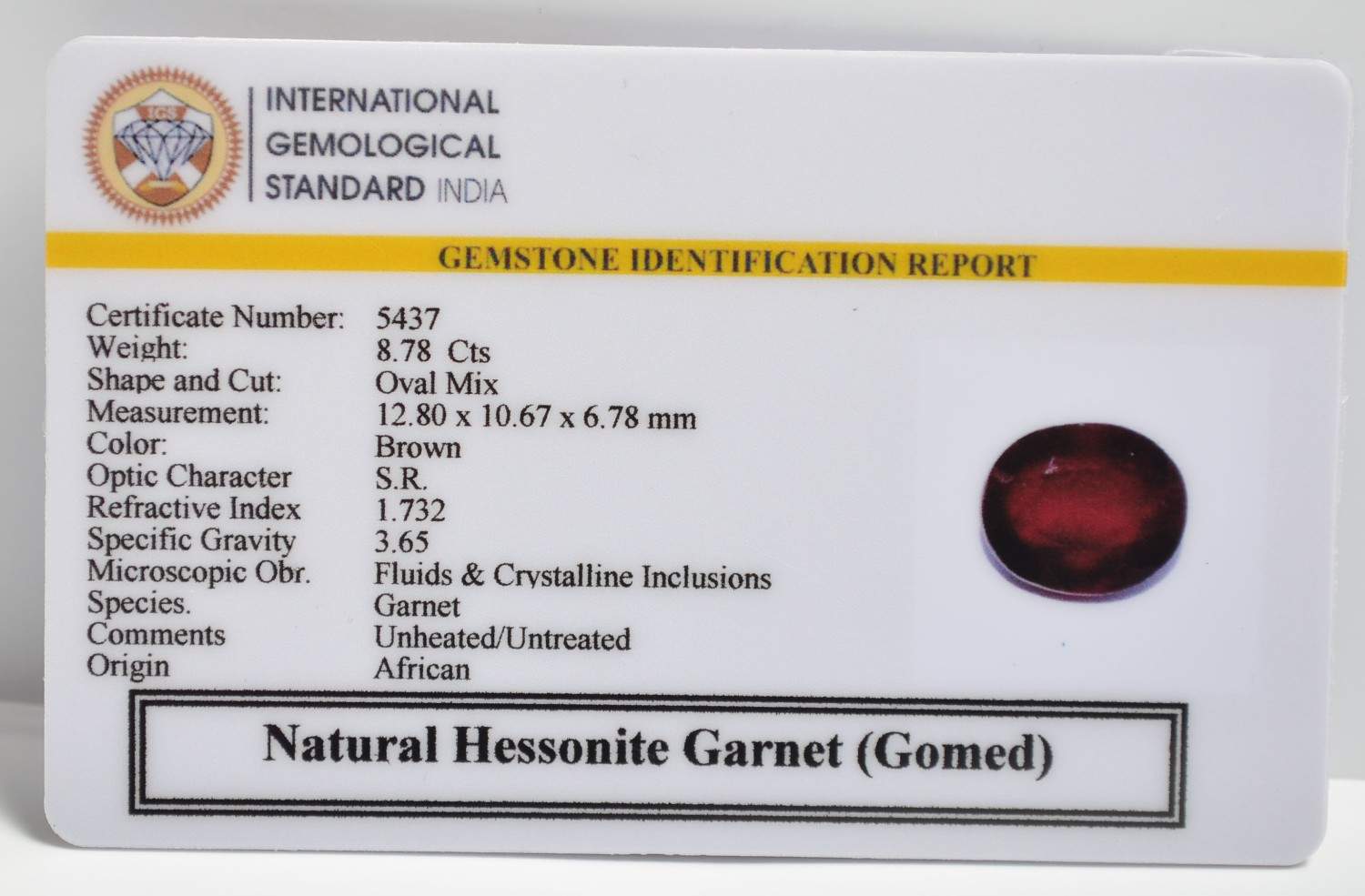 GMDG7184 2 1 HESSONITE GOMED 8.78 Ct.