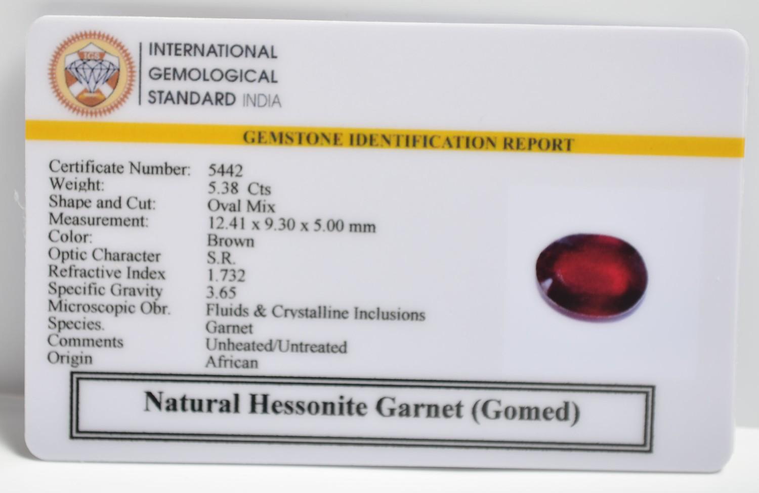 GMDG7186 2 1 HESSONITE GOMED 5.38 Ct.