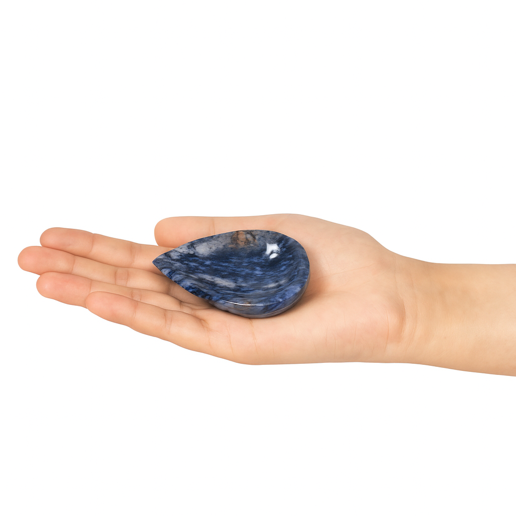 Lapis Lazuli Crystal Diya 3 Lapis Lazuli Diya