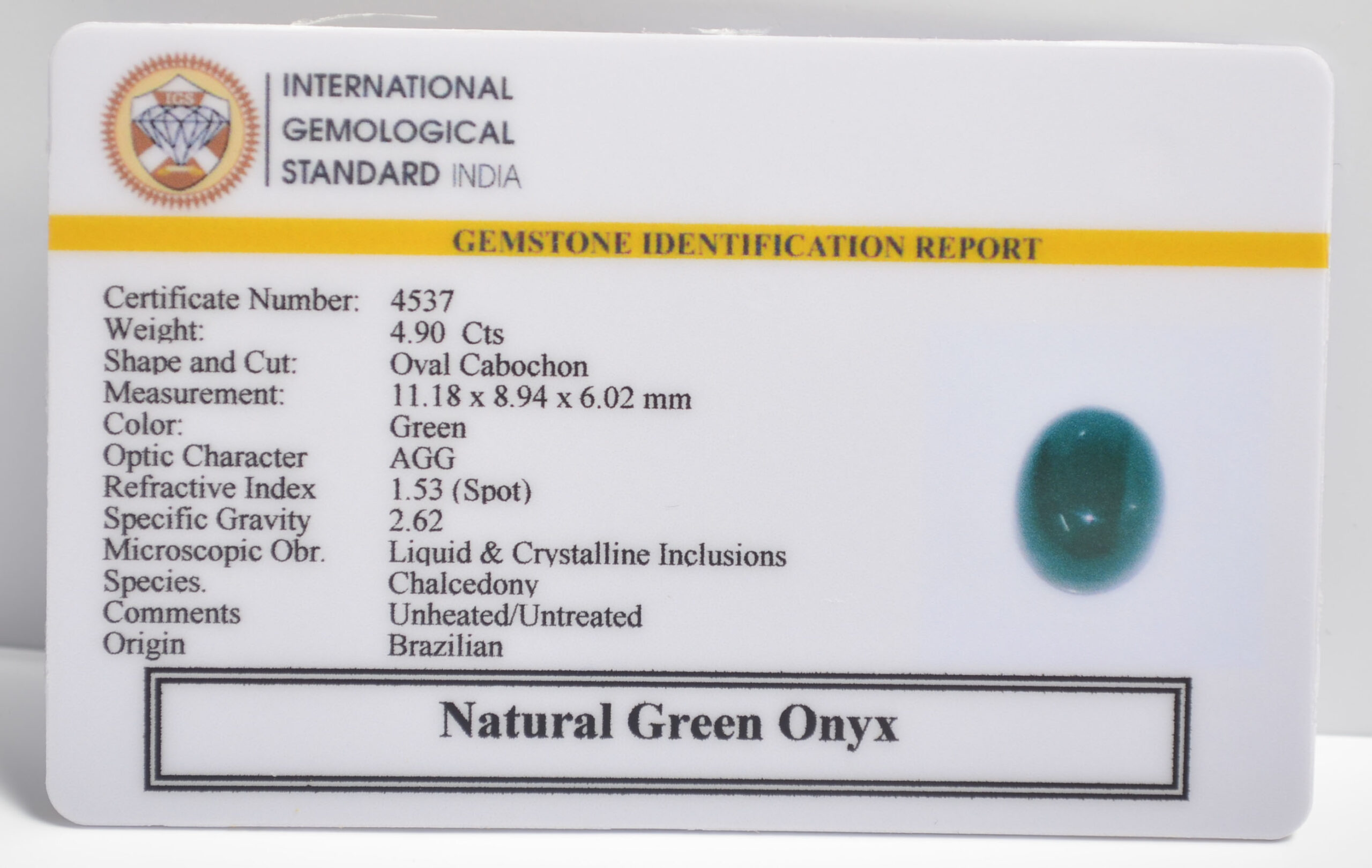 GREEN ONYX 4.9 Ct. 3 NGO30 2 1 scaled GREEN ONYX 4.9 Ct.