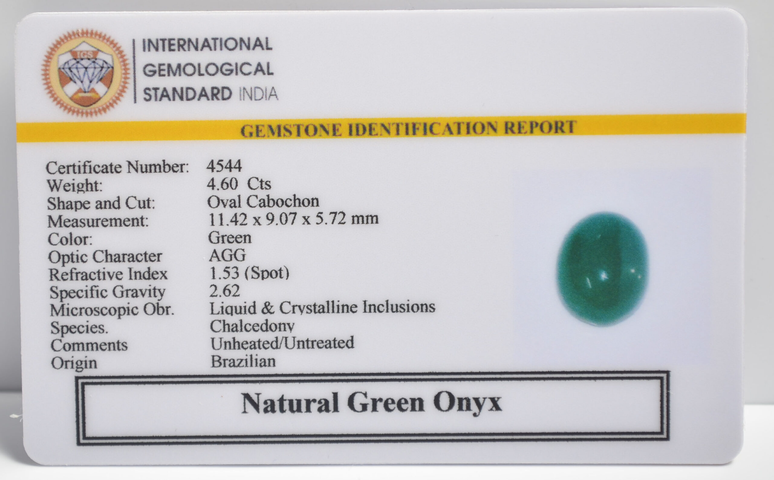 GREEN ONYX 4.6 Ct. 3 NGO36 2 1 scaled GREEN ONYX 4.6 Ct.