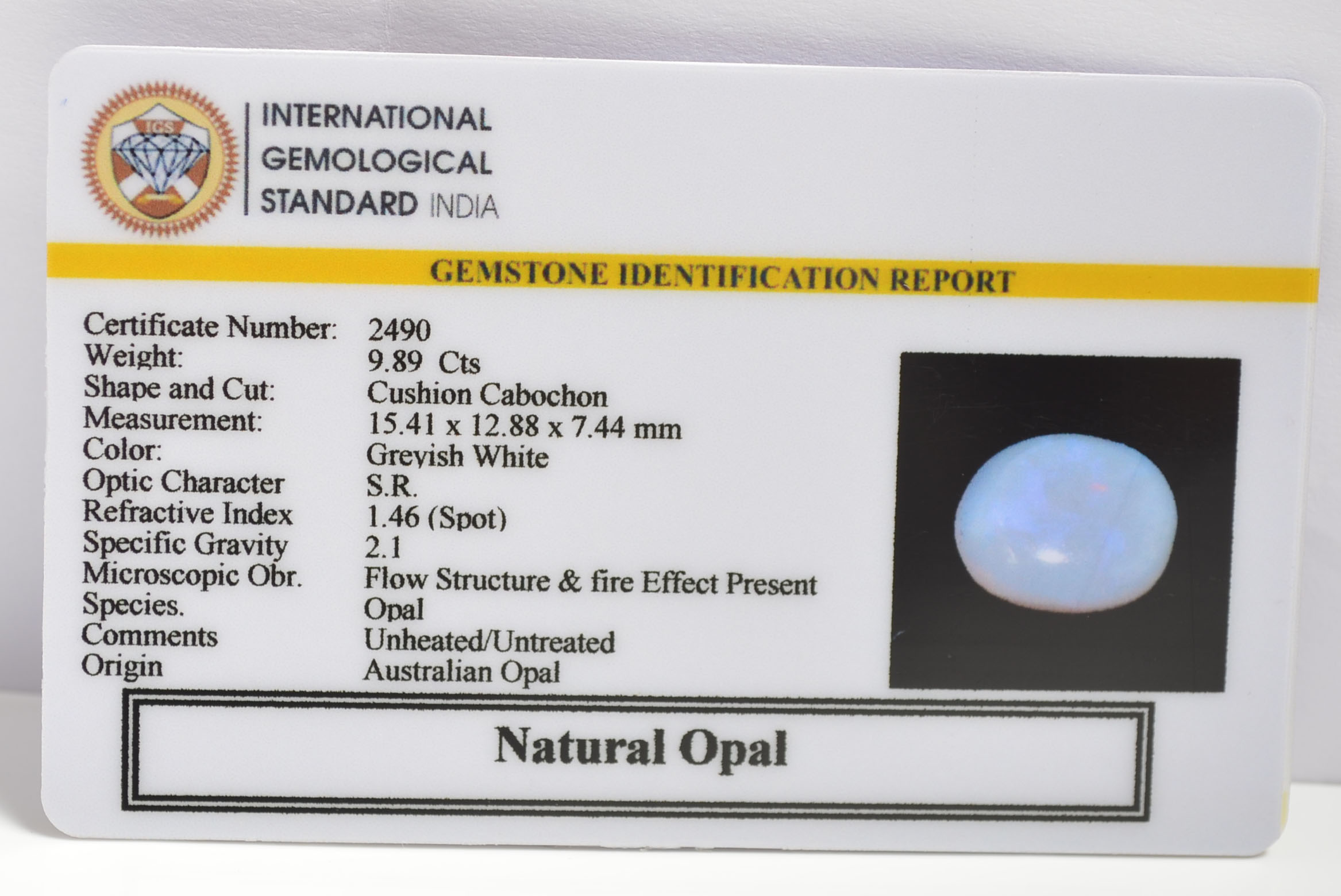 OPLG8863 2 OPAL 9.89 Ct.