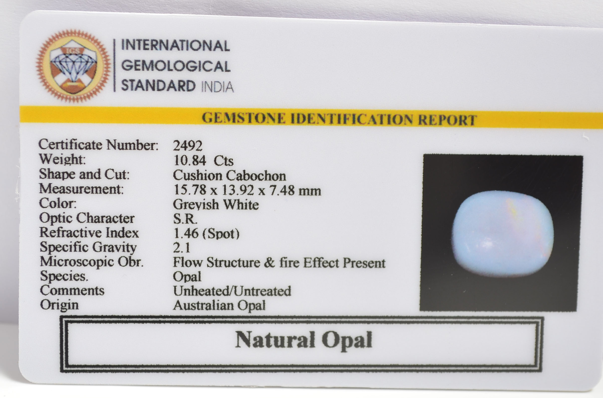 OPAL 10.84 Ct. 3 OPLG8864 2 OPAL 10.84 Ct.