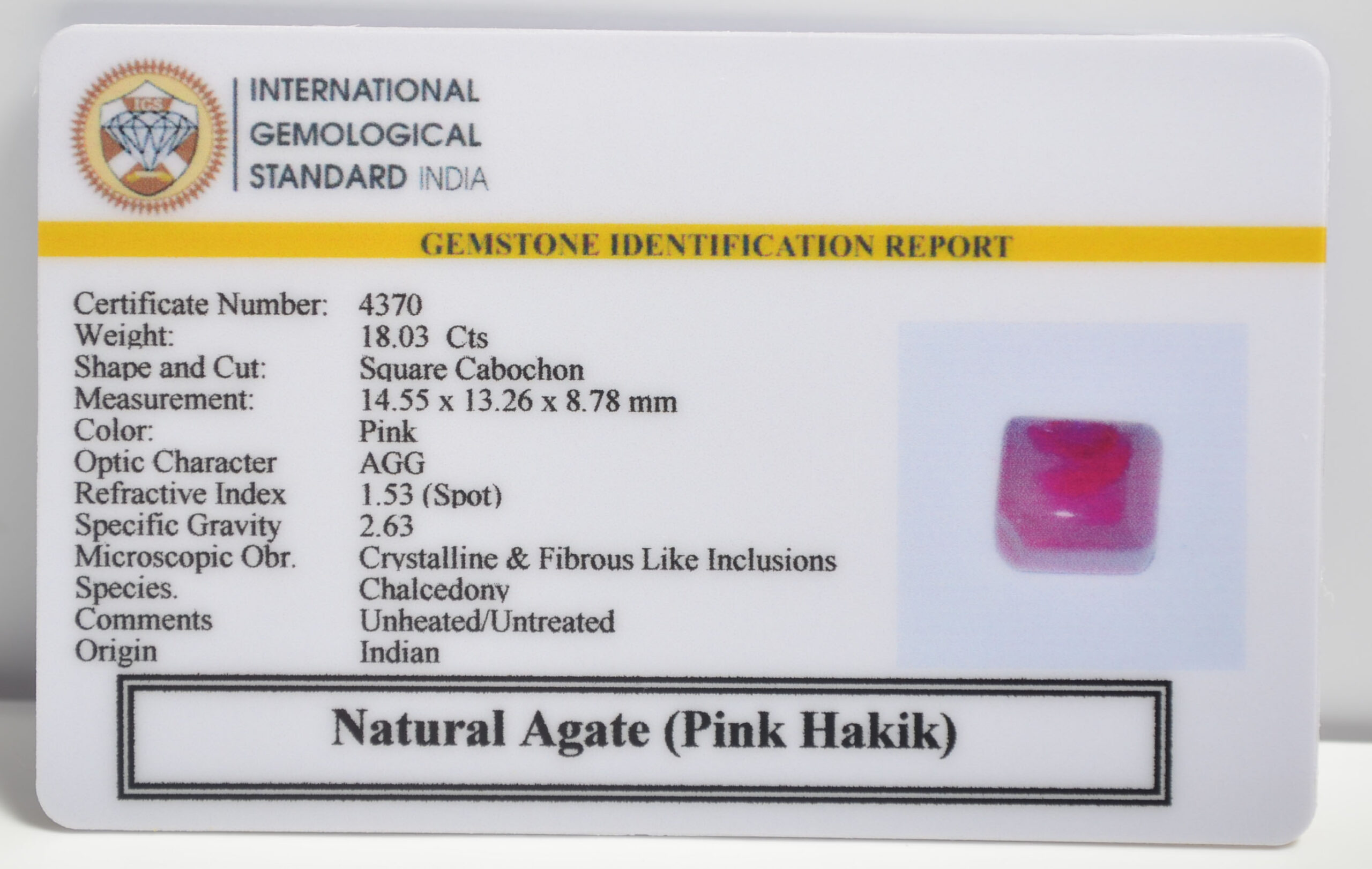 PHK13 2 1 scaled PINK HAKIK 18.03 Ct.