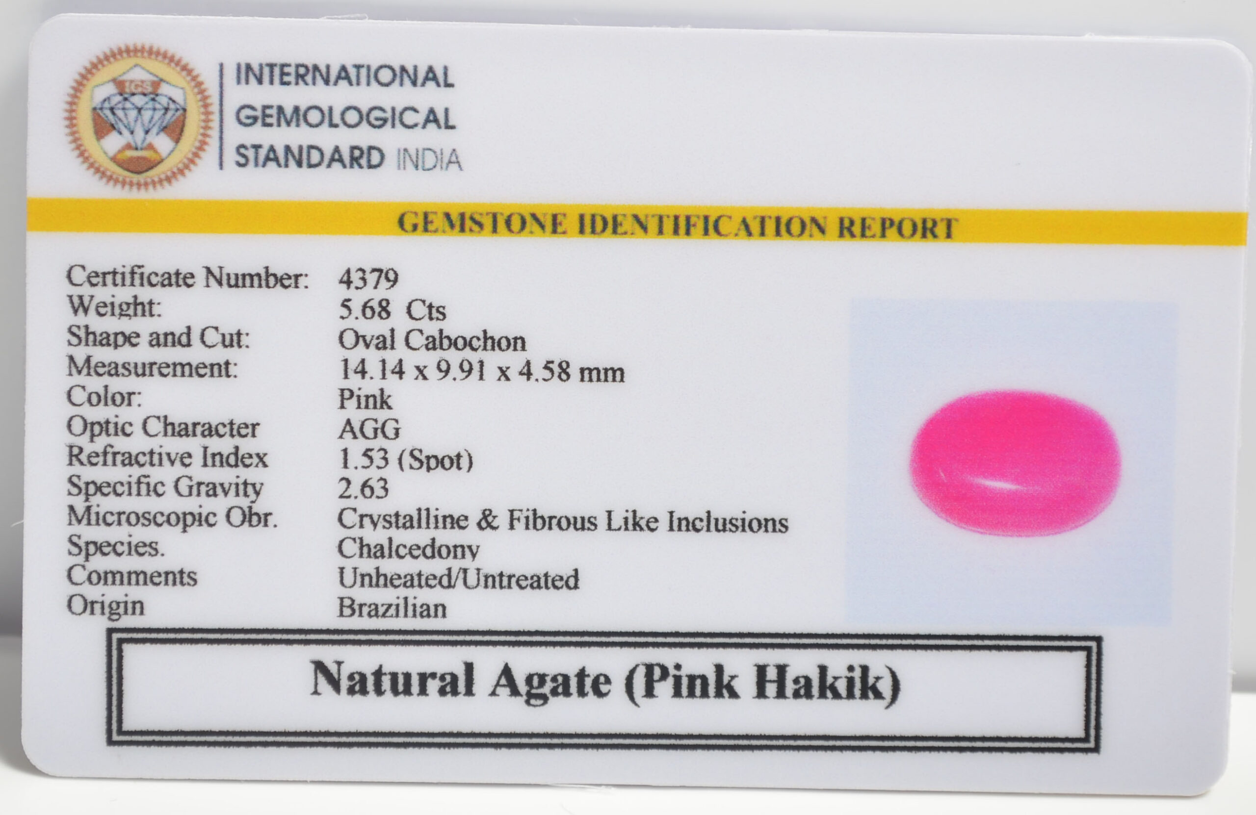 PHK20 2 1 scaled PINK HAKIK 5.68 Ct.