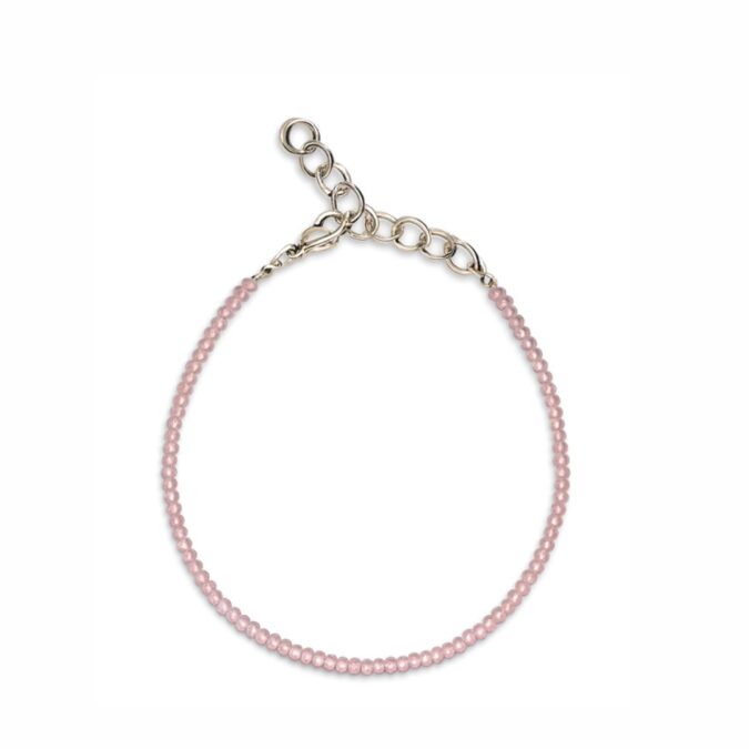 RSET Rose Quartz Anklet