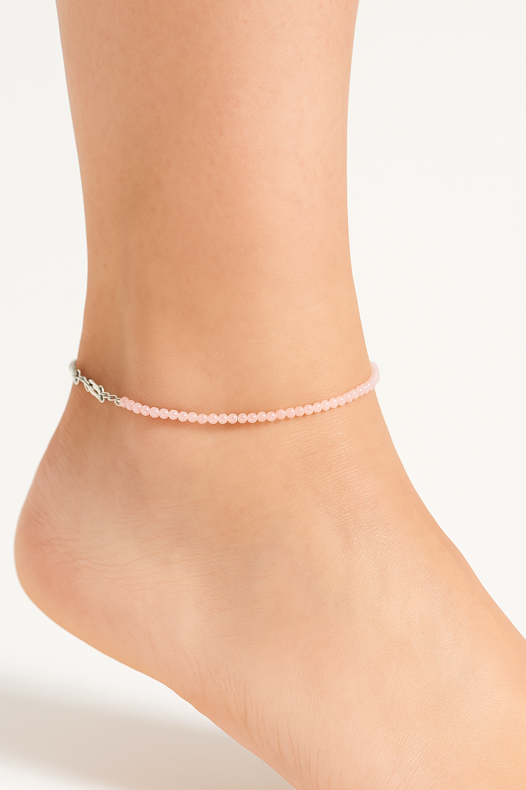 Rose Quartz Anklet Rose Quartz Anklet