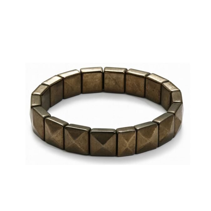 SQ Pyrite Bracelet (Square )