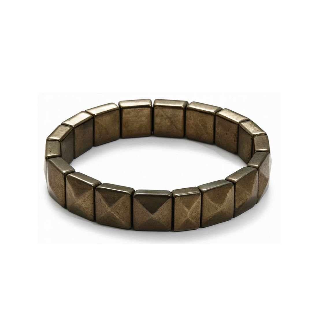 Pyrite Bracelet (Square )