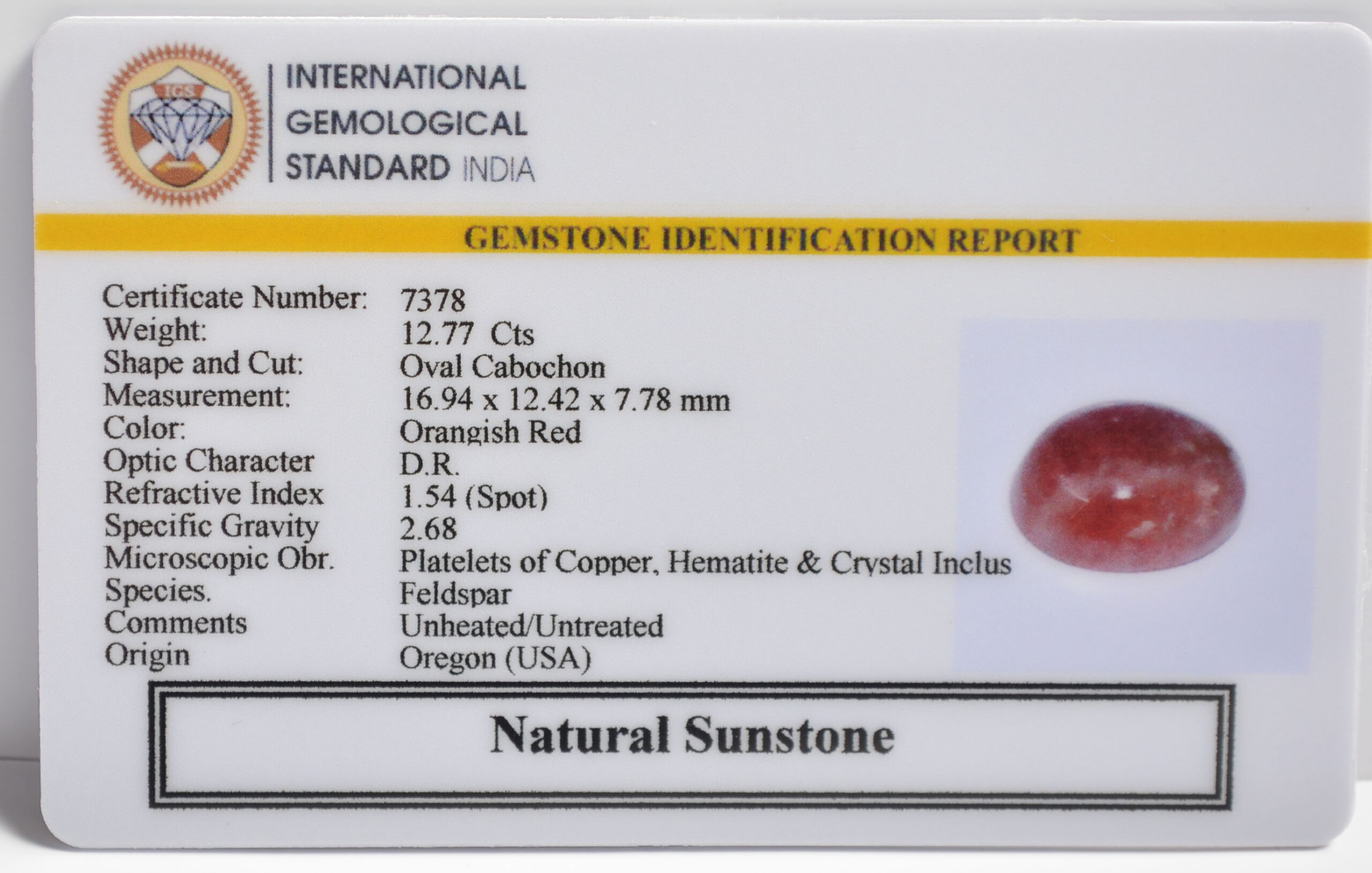 SUN256 2 1 scaled SUNSTONE 12.77 Ct.