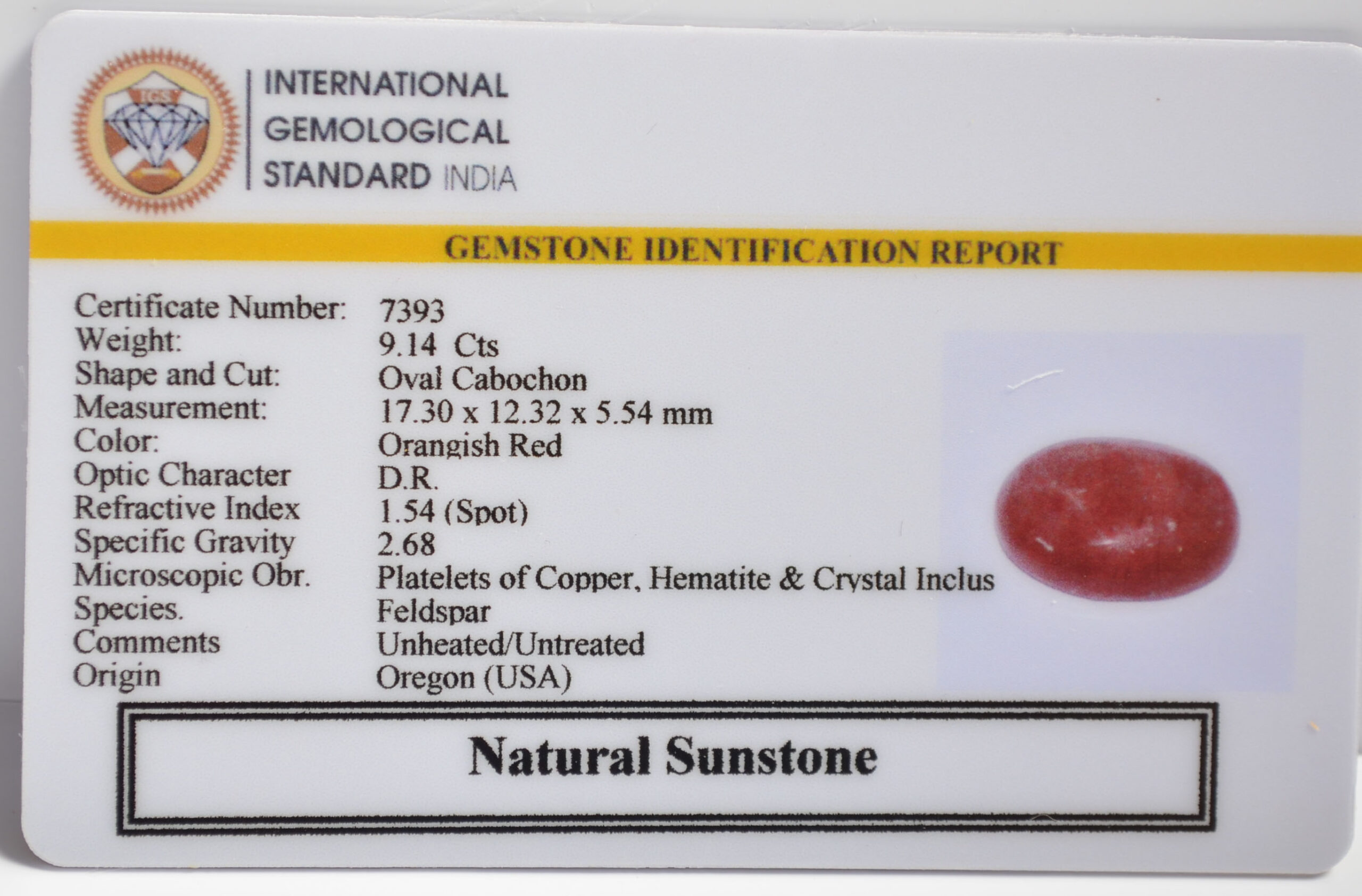 SUN271 2 1 scaled SUNSTONE 9.14 Ct.