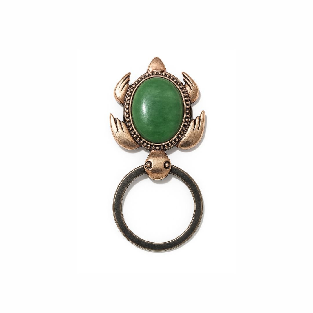 Green Aventurine Kachua Keyring