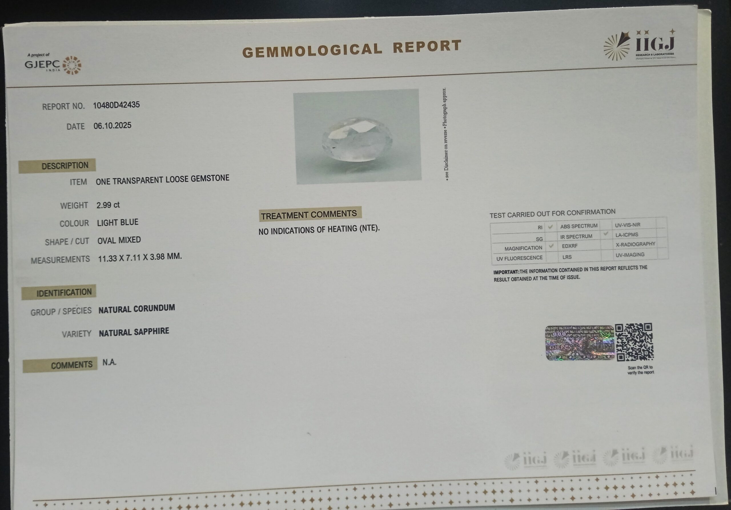 BSP15203 2 1 scaled BLUE SAPPHIRE 2.99 Ct.