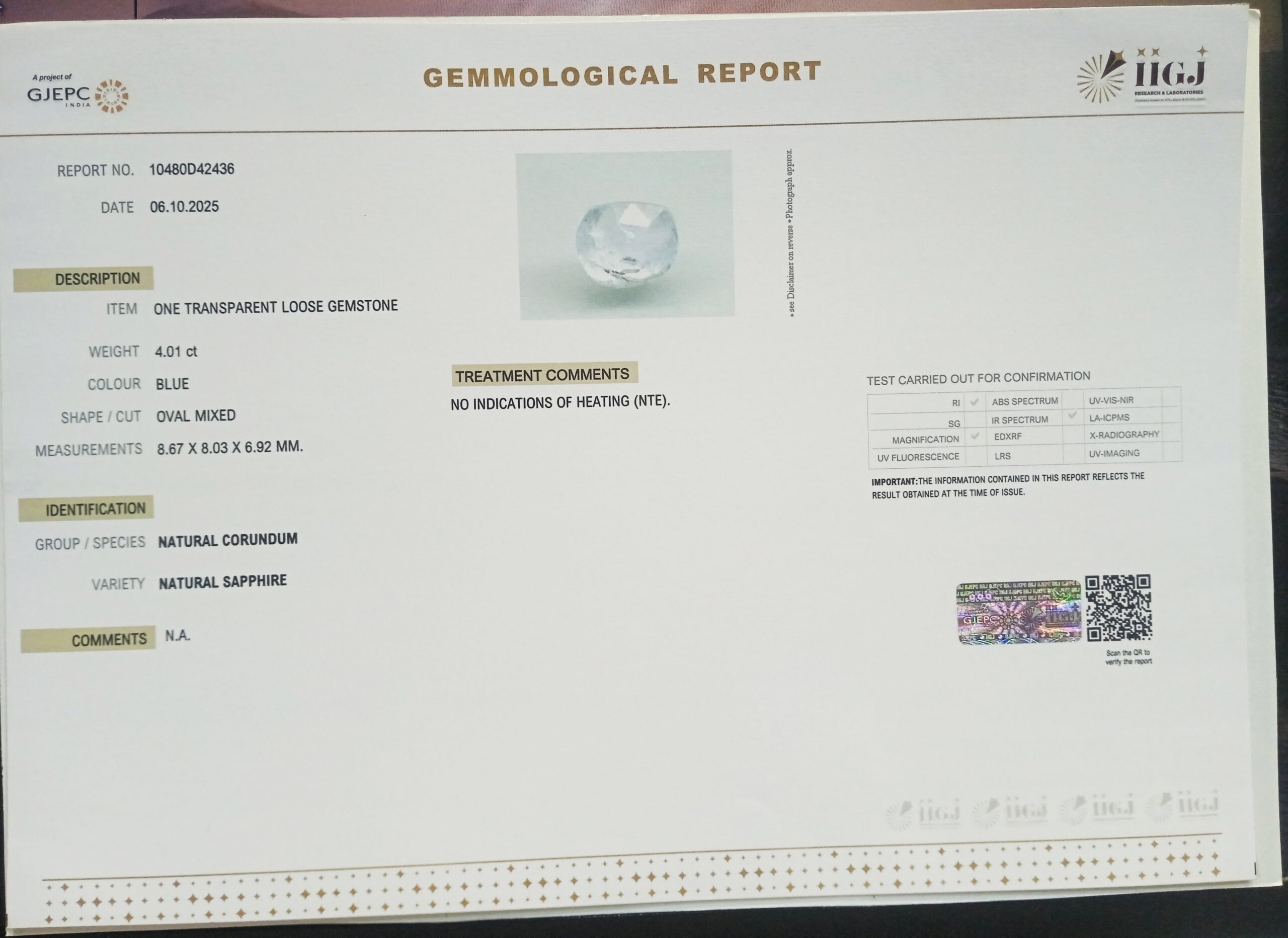 BLUE SAPPHIRE 4.01 Ct. 3 BSP15204 2 1 scaled BLUE SAPPHIRE 4.01 Ct.