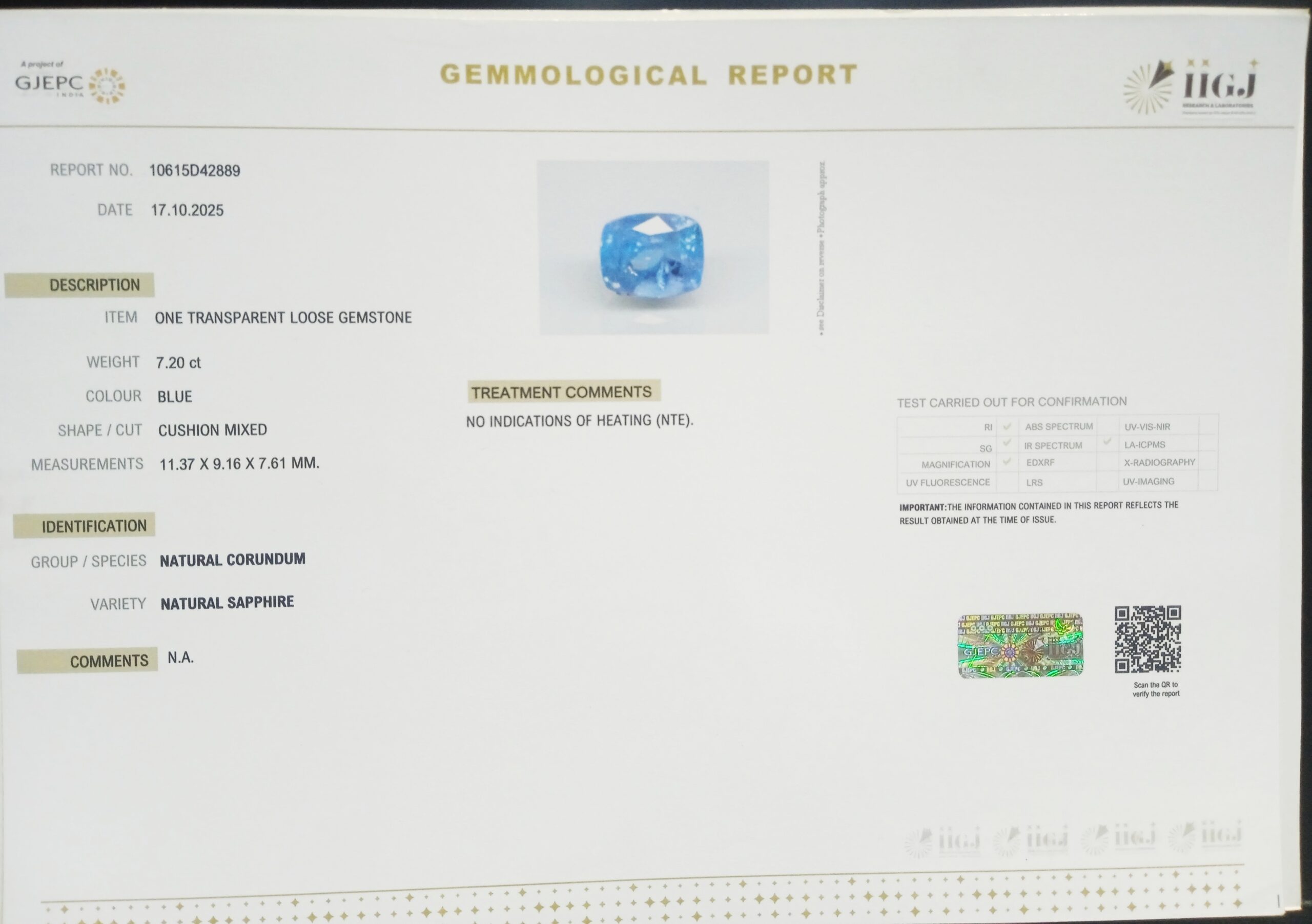 BSP15208 2 1 scaled BLUE SAPPHIRE 7.2 Ct.