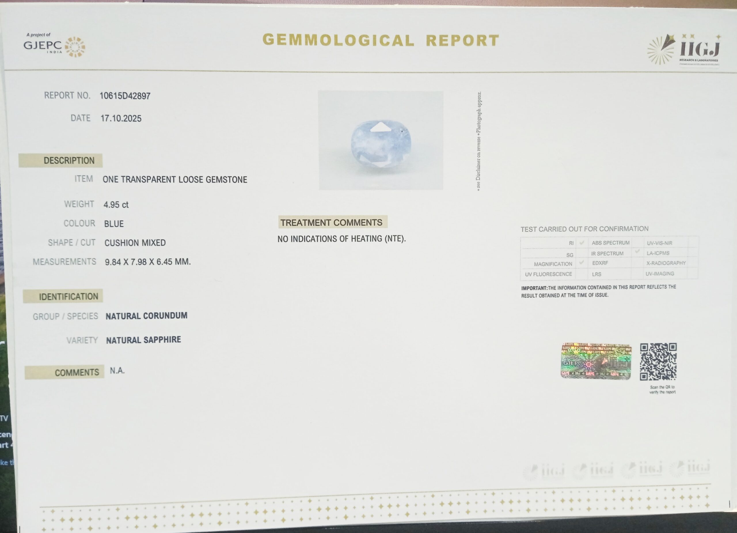 BLUE SAPPHIRE 4.95 Ct. 3 BSP15214 2 1 scaled BLUE SAPPHIRE 4.95 Ct.