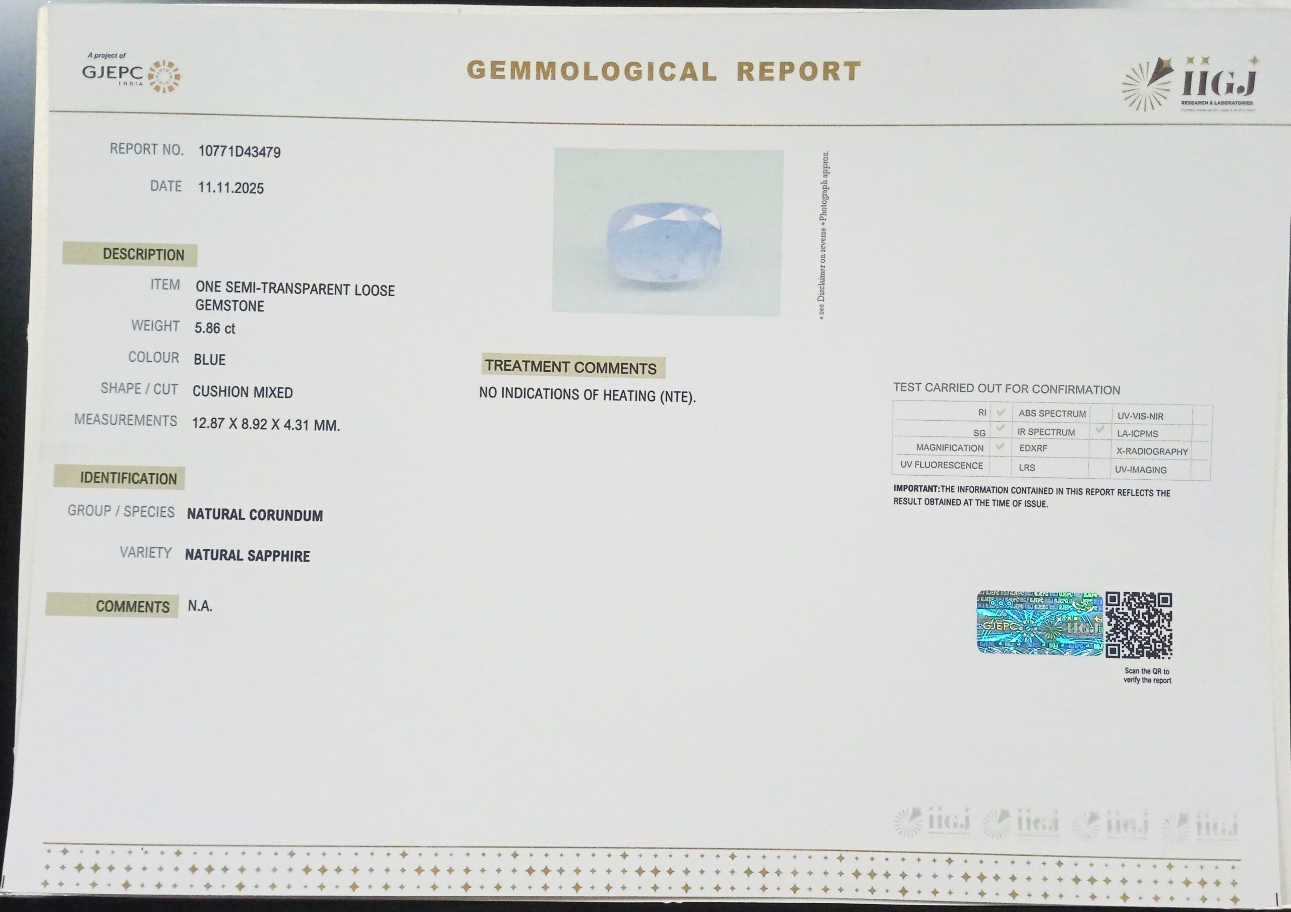 BSPG14745 2 scaled BLUE SAPPHIRE 5.86 Ct.