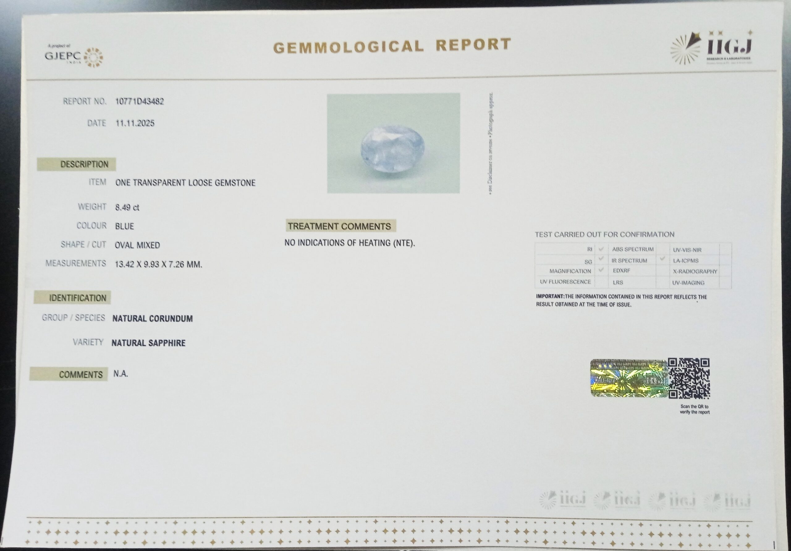 BSPG14748 2 scaled BLUE SAPPHIRE 8.49 Ct.