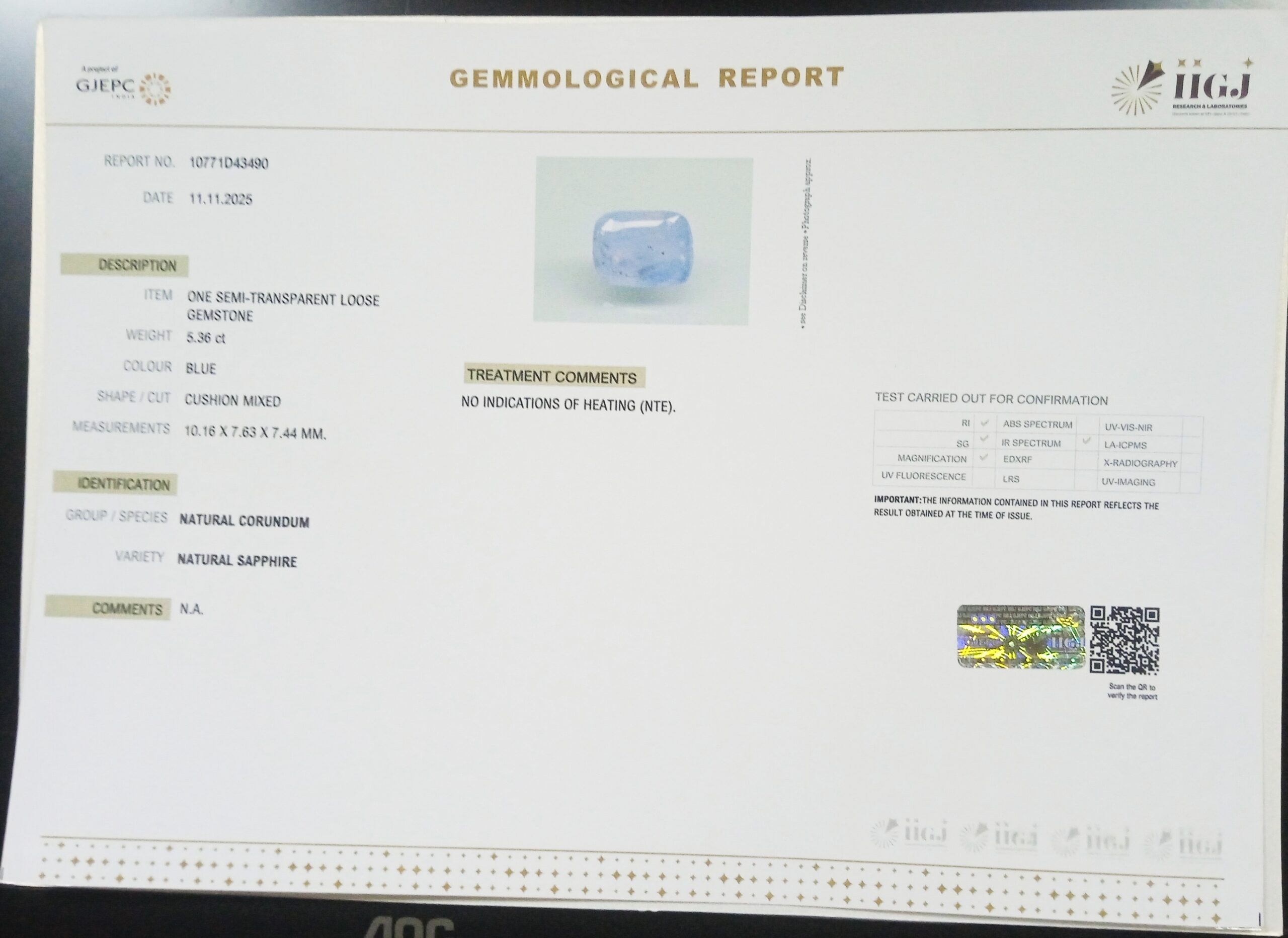 BSPG14754 2 scaled BLUE SAPPHIRE 5.36 Ct.