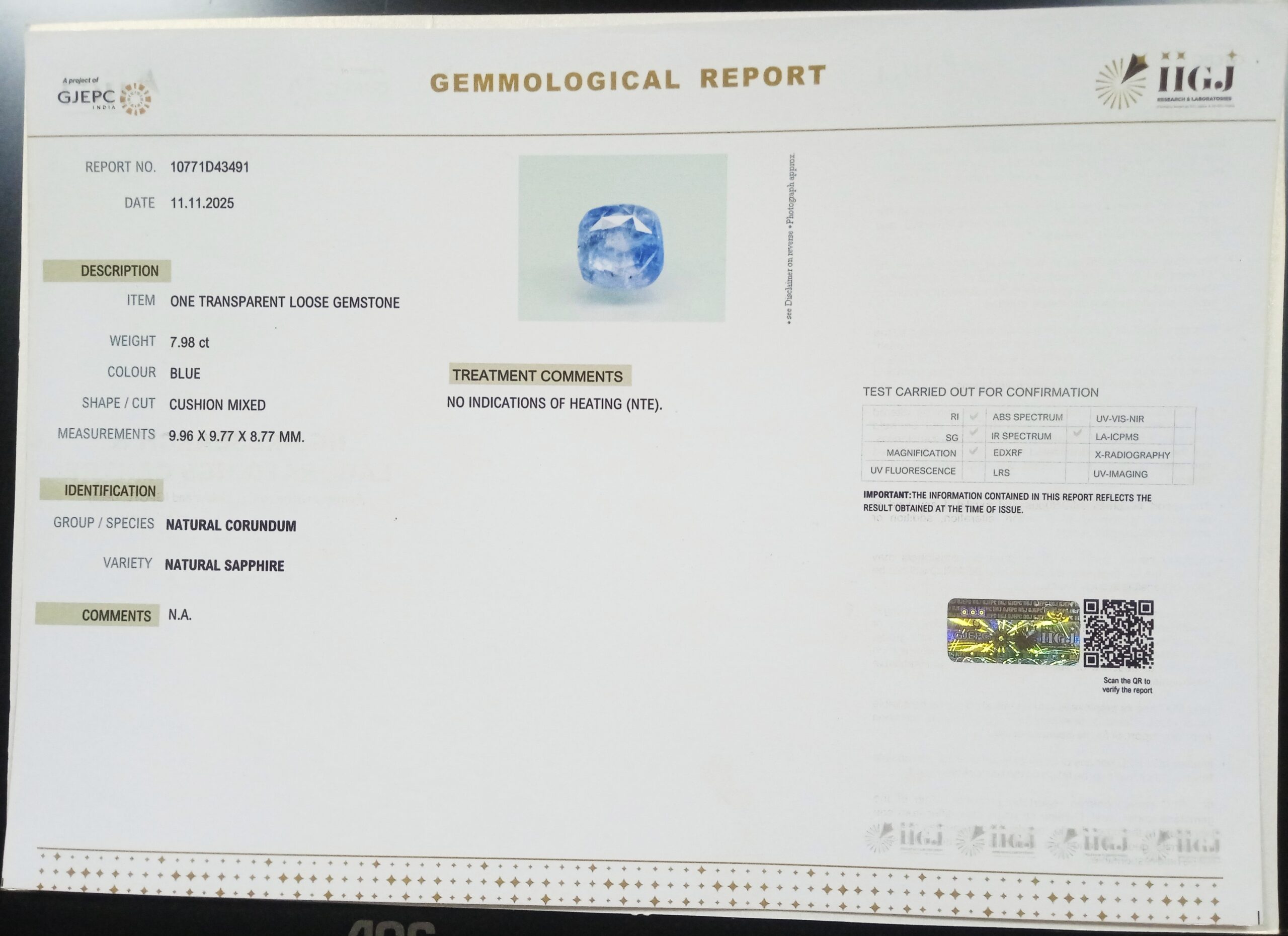 BSPG14755 2 scaled BLUE SAPPHIRE 7.98 Ct.