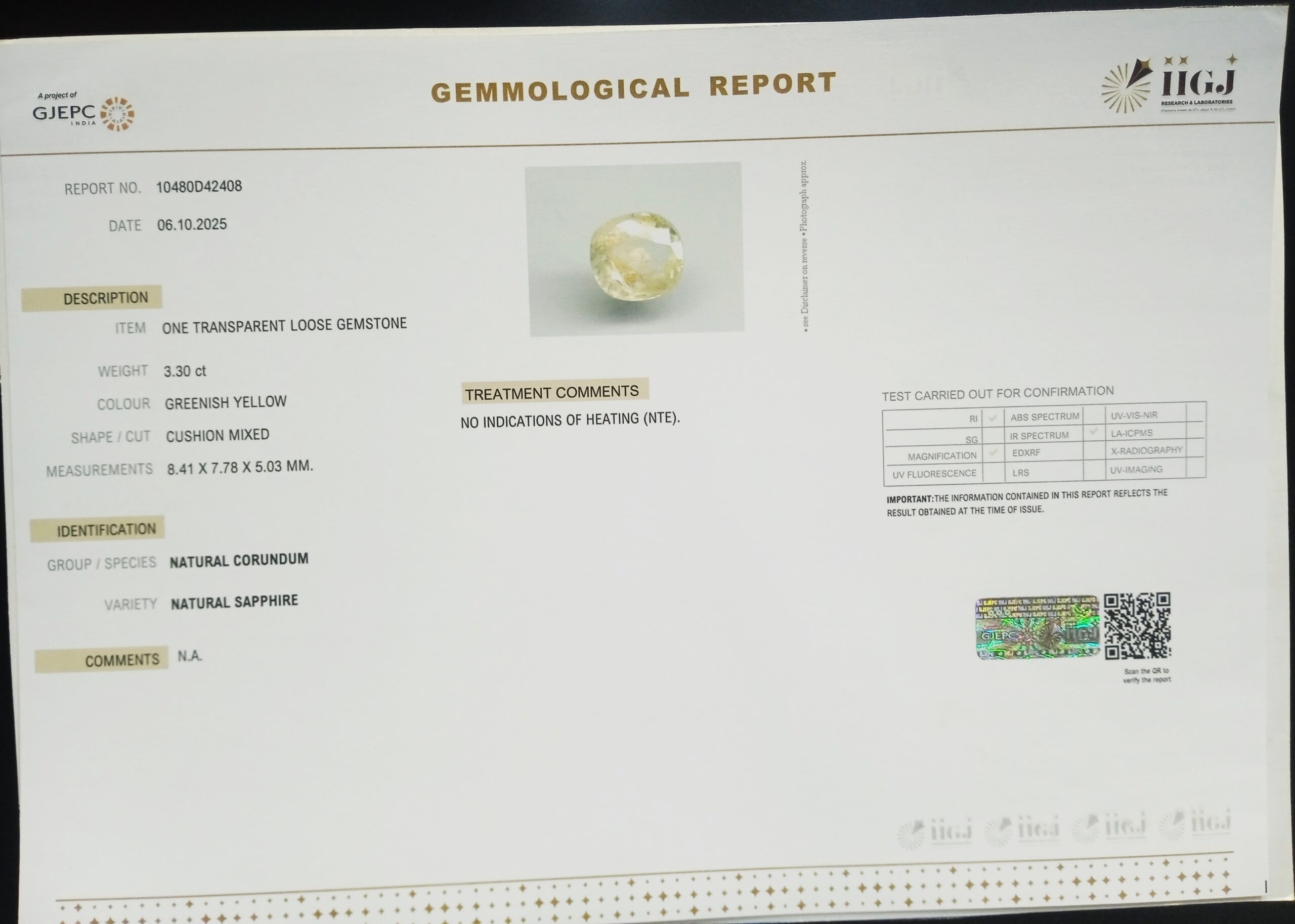 NSP41886 2 1 scaled NATURAL SAPPHIRE 3.3 Ct.