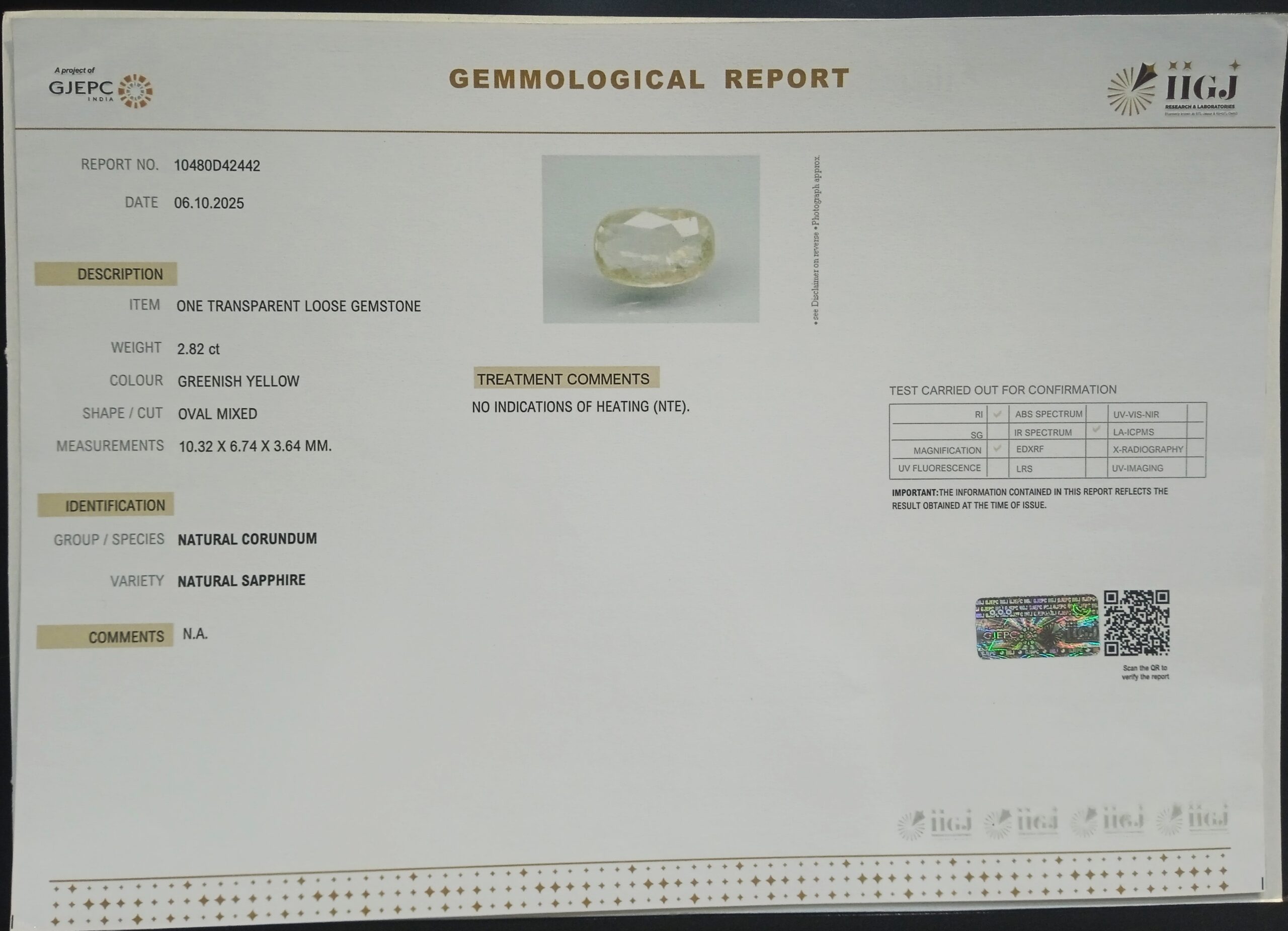 NSP41890 2 1 scaled NATURAL SAPPHIRE 2.82 Ct.