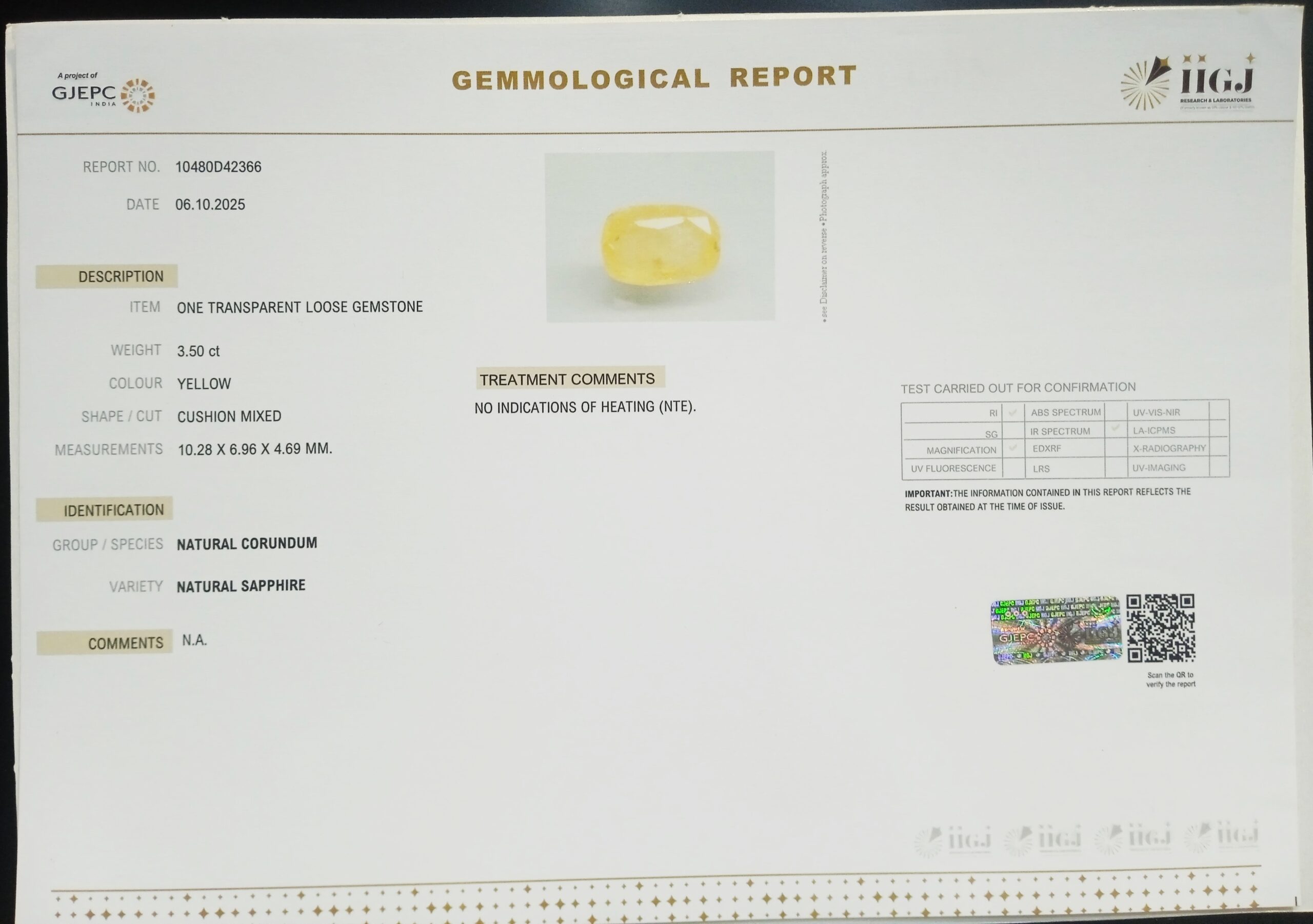 NYSP8654 2 1 scaled YELLOW SAPPHIRE 3.5 Ct.