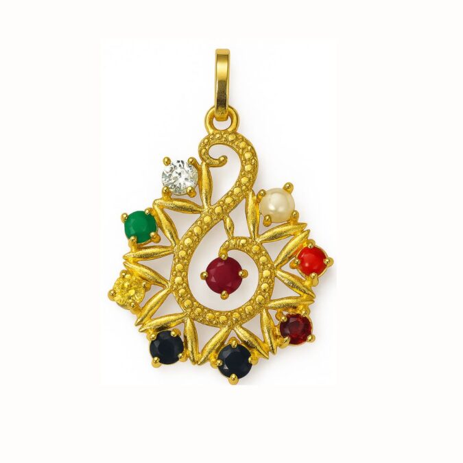 Navratan Pendant 1 ewh Navratan Pendant