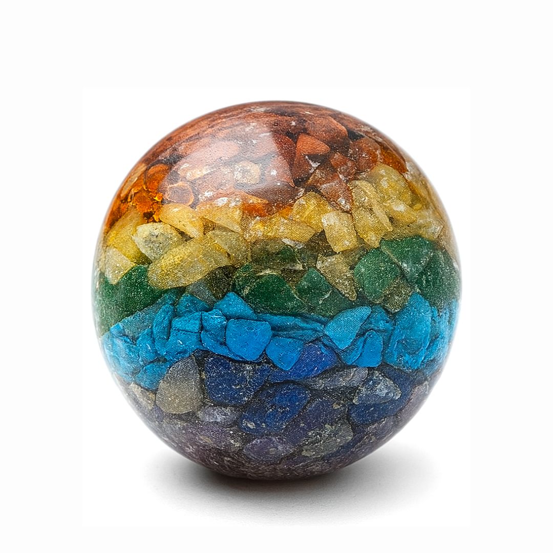 7 Chakra Orgone Sphere