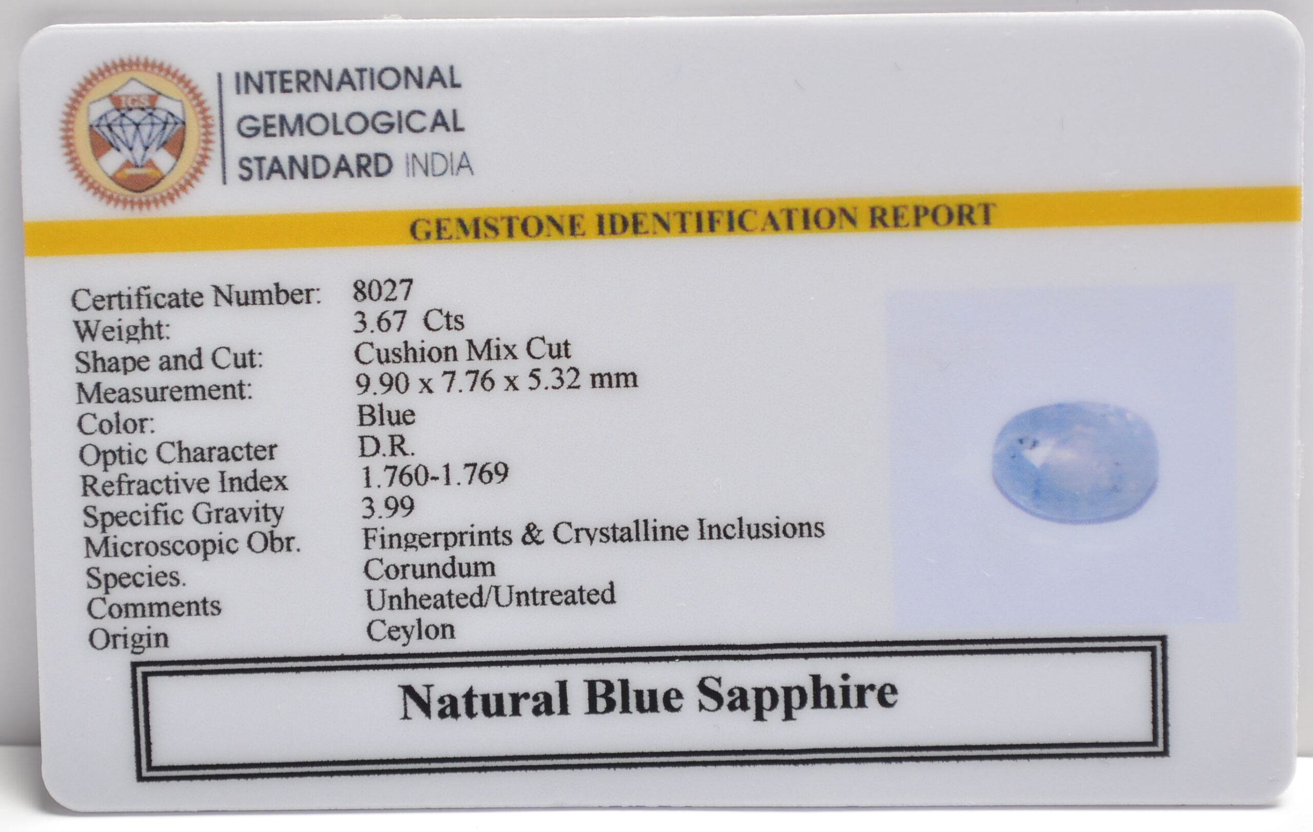BSP15235 2 scaled BLUE SAPPHIRE 3.67 Ct.