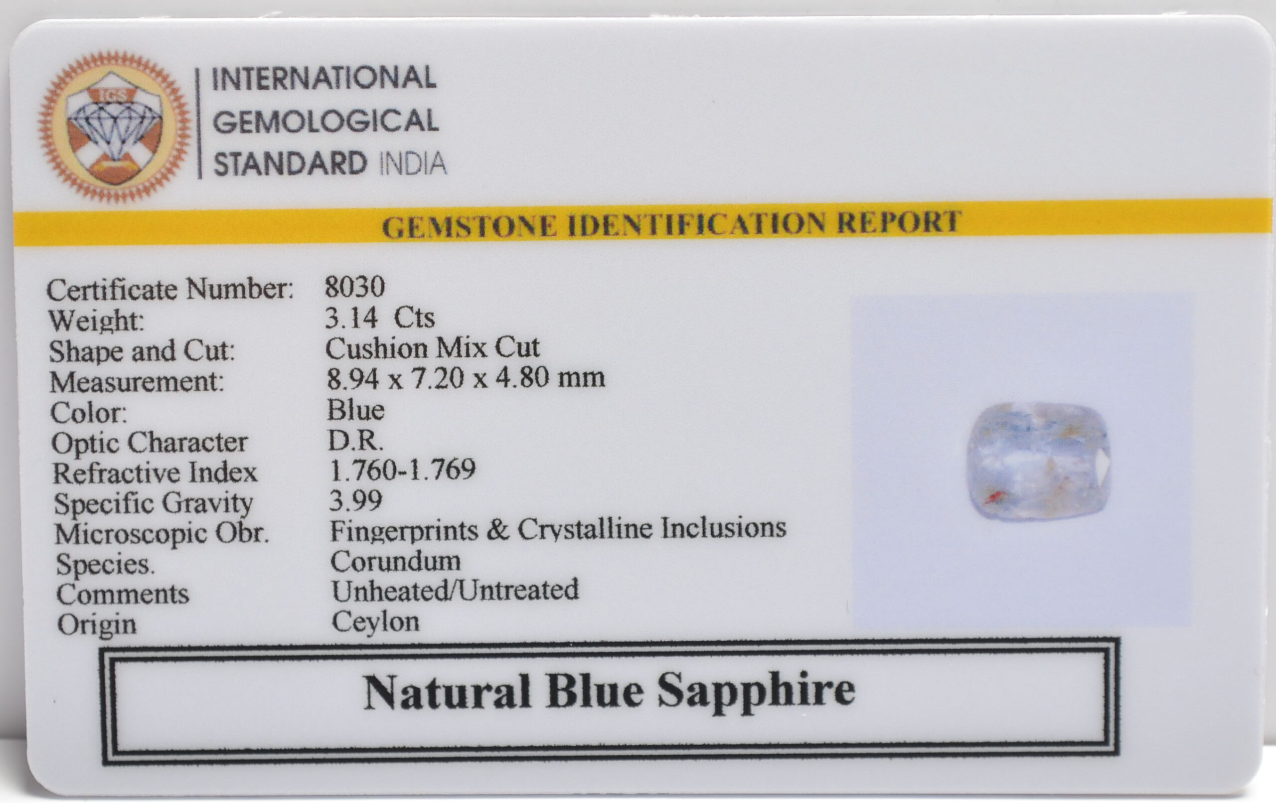 BLUE SAPPHIRE 3.14 Ct. 3 BSP15238 2 scaled BLUE SAPPHIRE 3.14 Ct.