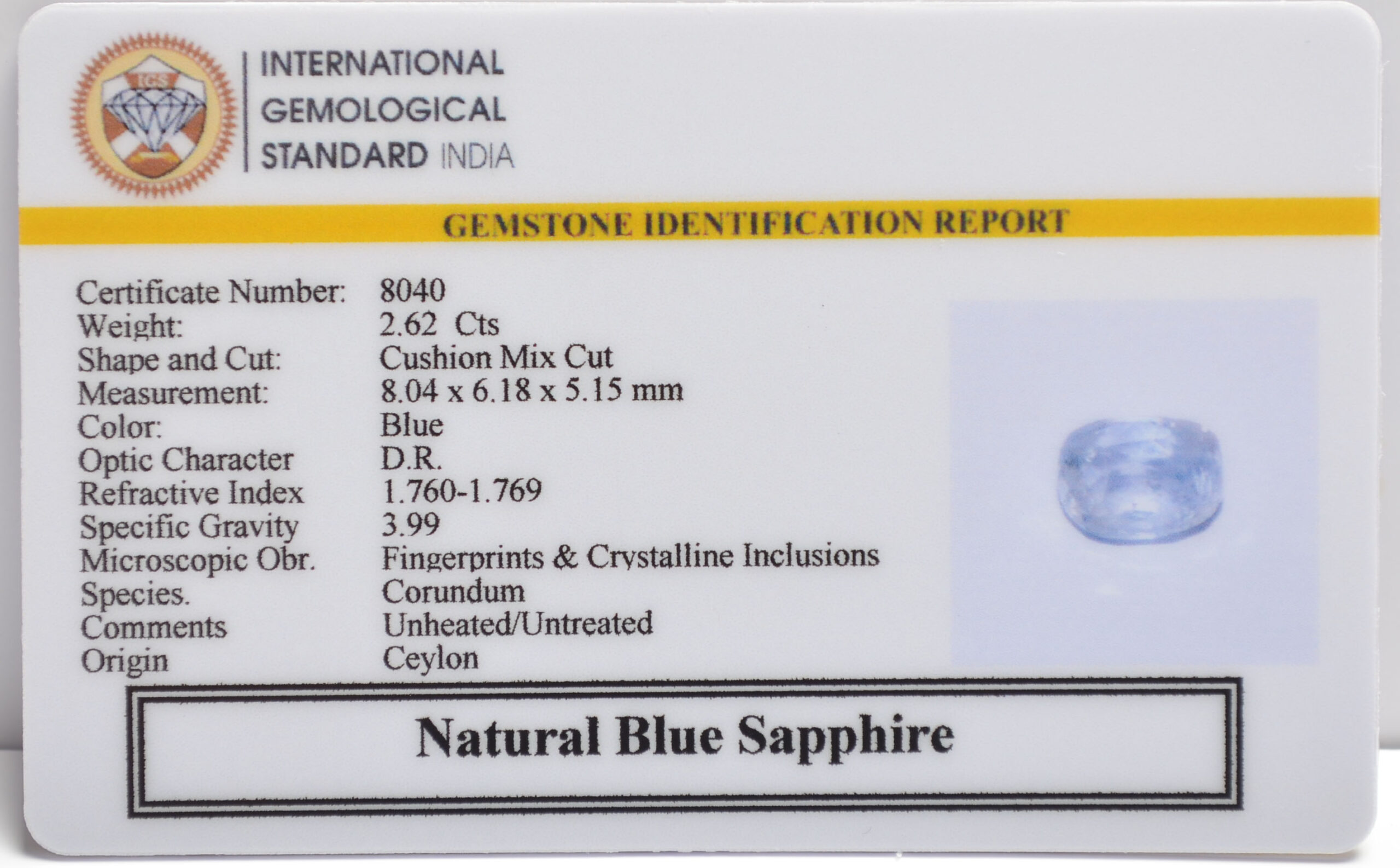 BSP15248 2 scaled BLUE SAPPHIRE 2.62 Ct.