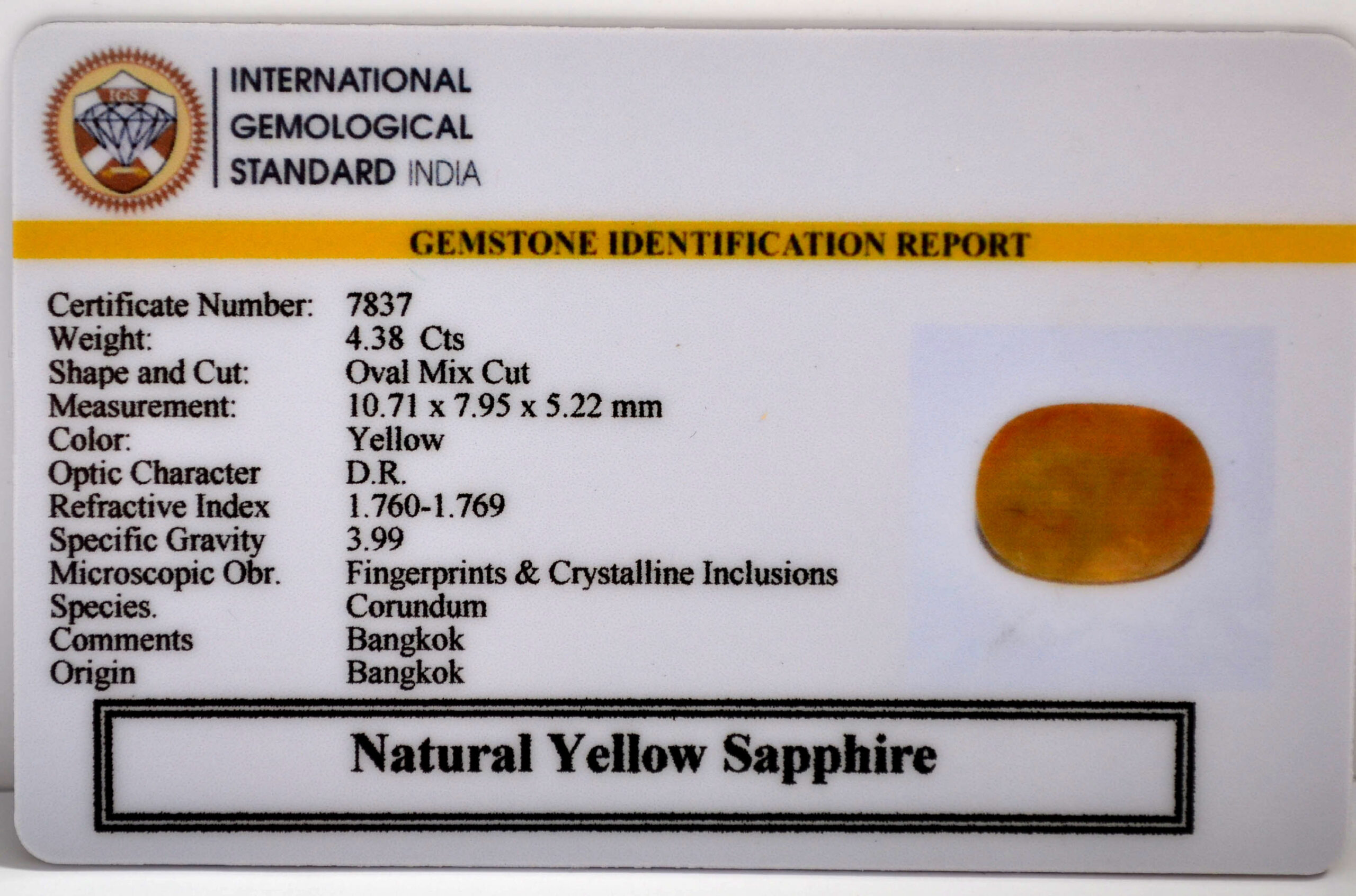 YELLOW SAPPHIRE 4.38 Ct. 3 NYSP8729 2 scaled YELLOW SAPPHIRE 4.38 Ct.