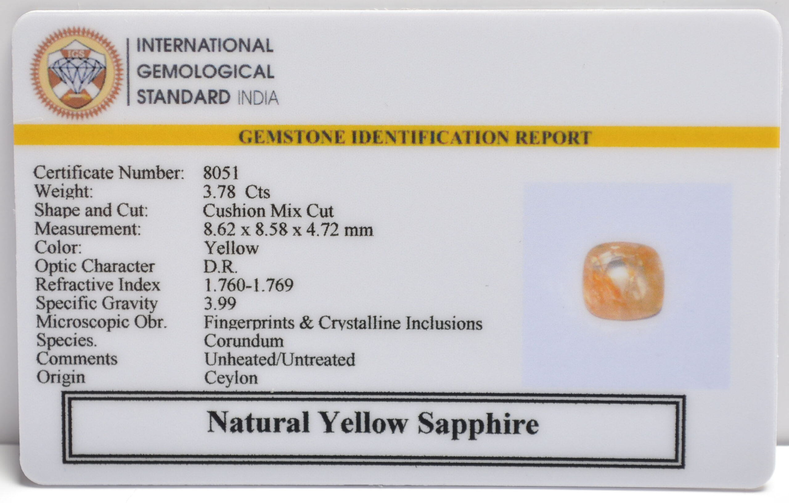NYSP8753 2 scaled YELLOW SAPPHIRE 3.78 Ct.