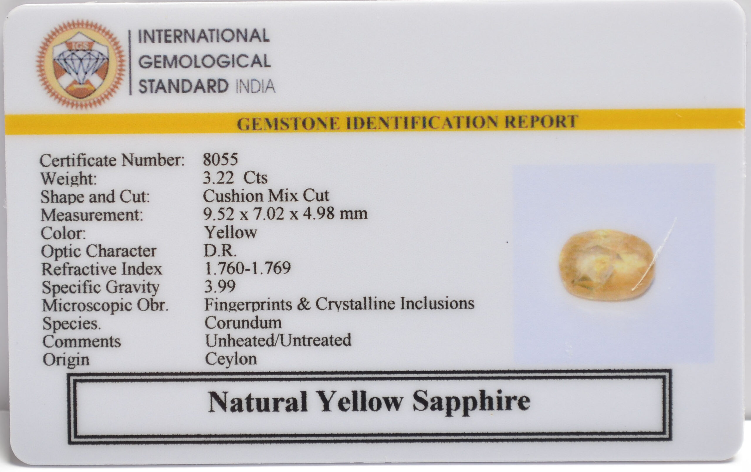 NYSP8757 2 scaled YELLOW SAPPHIRE 3.22 Ct.