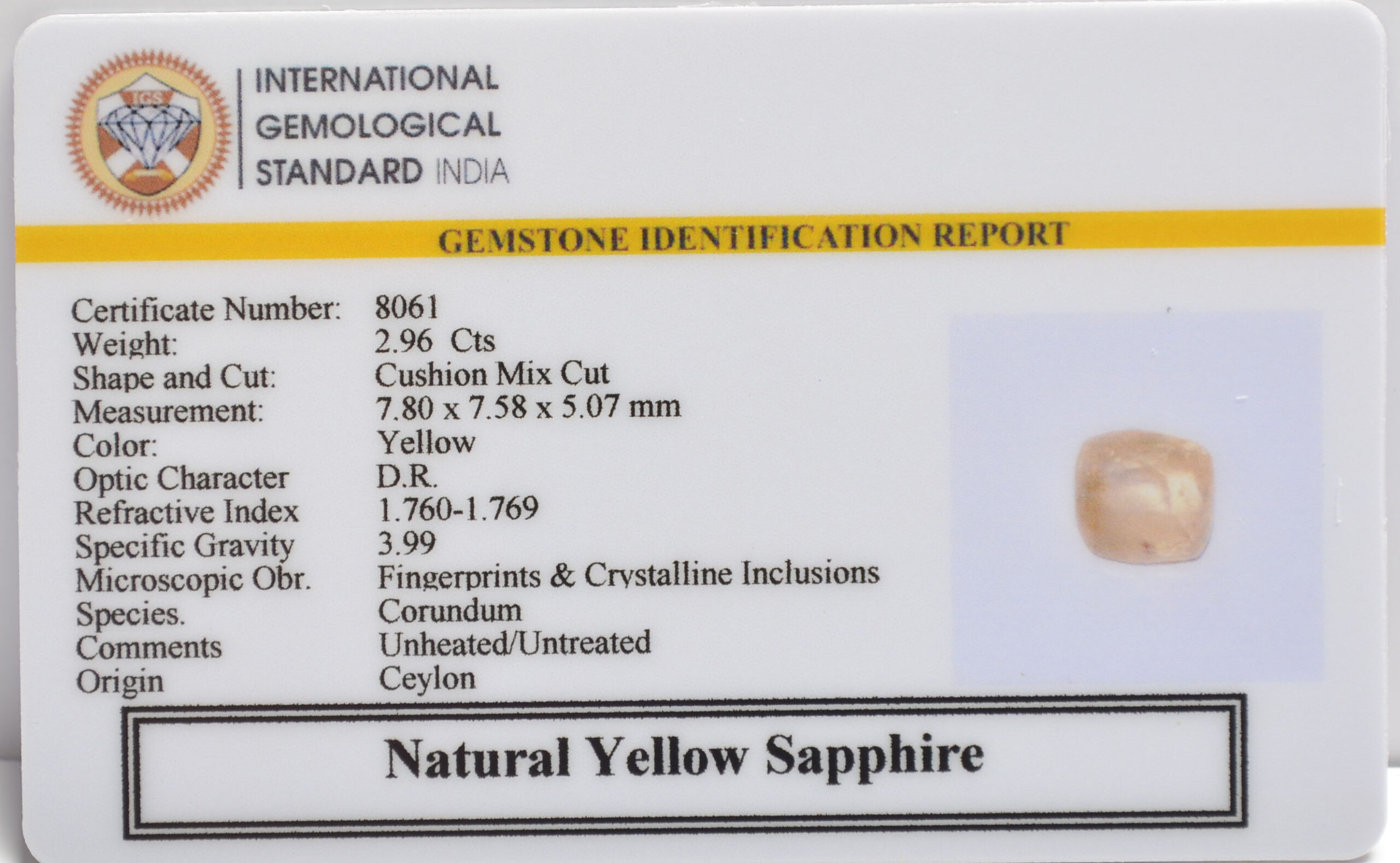 NYSP8763 2 scaled YELLOW SAPPHIRE 2.96 Ct.