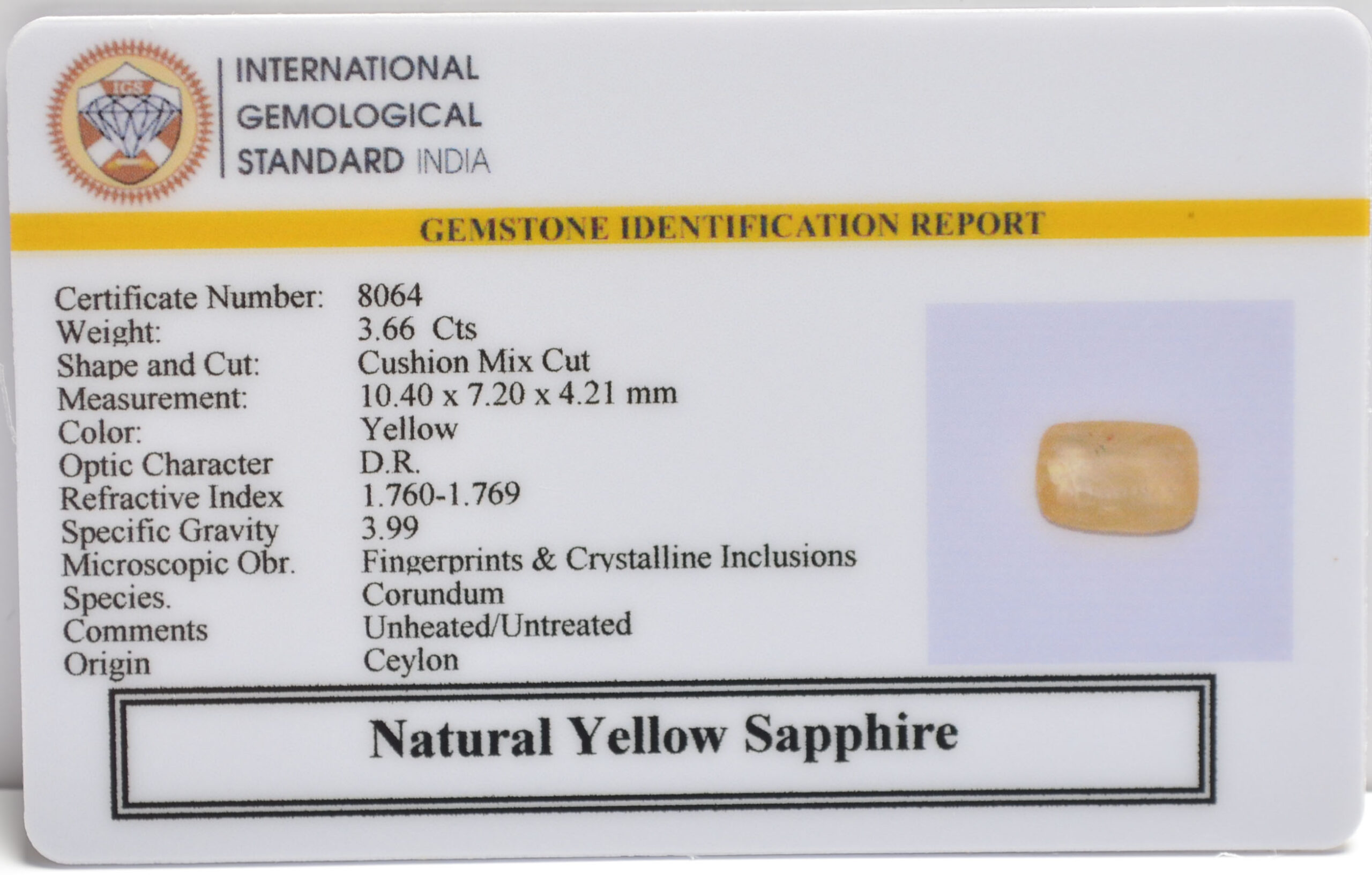 NYSP8766 2 scaled YELLOW SAPPHIRE 3.66 Ct.