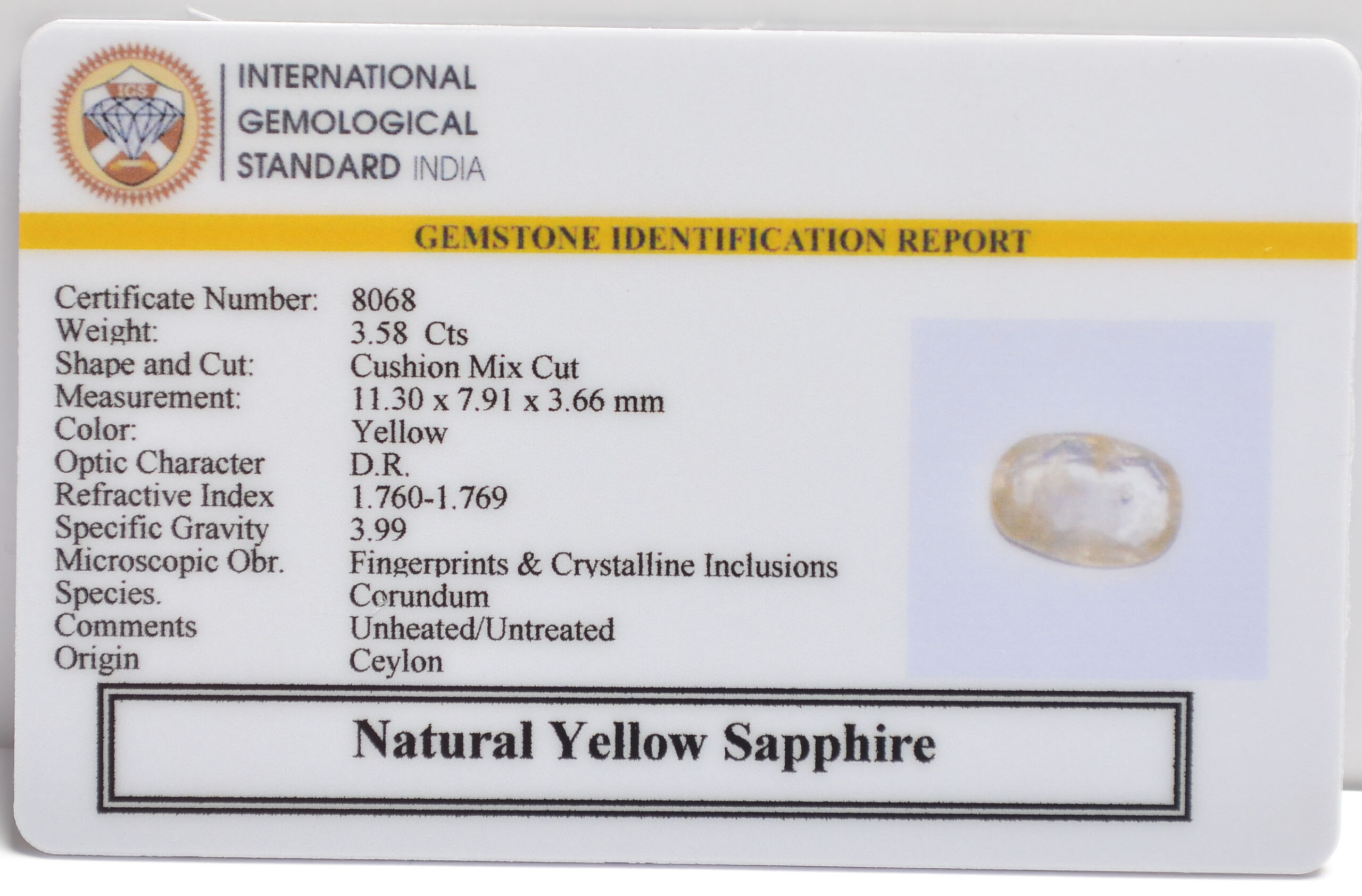 NYSP8770 2 scaled YELLOW SAPPHIRE 3.58 Ct.