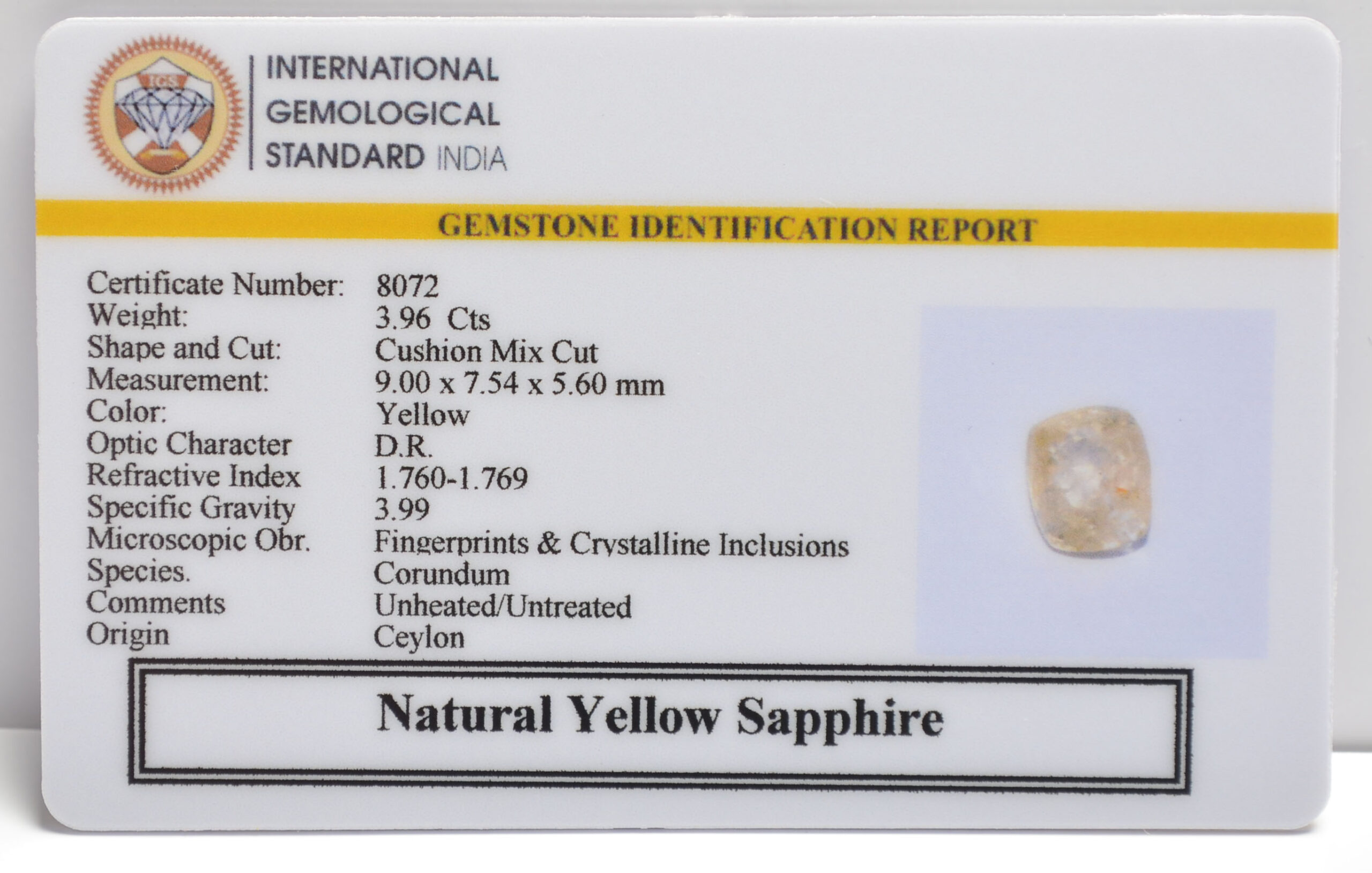 NYSP8774 2 scaled YELLOW SAPPHIRE 3.96 Ct.