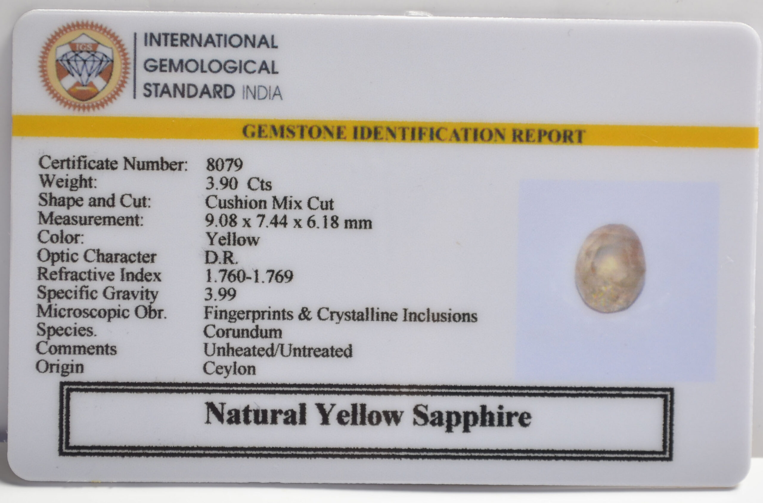 NYSP8781 2 scaled YELLOW SAPPHIRE 3.9 Ct.