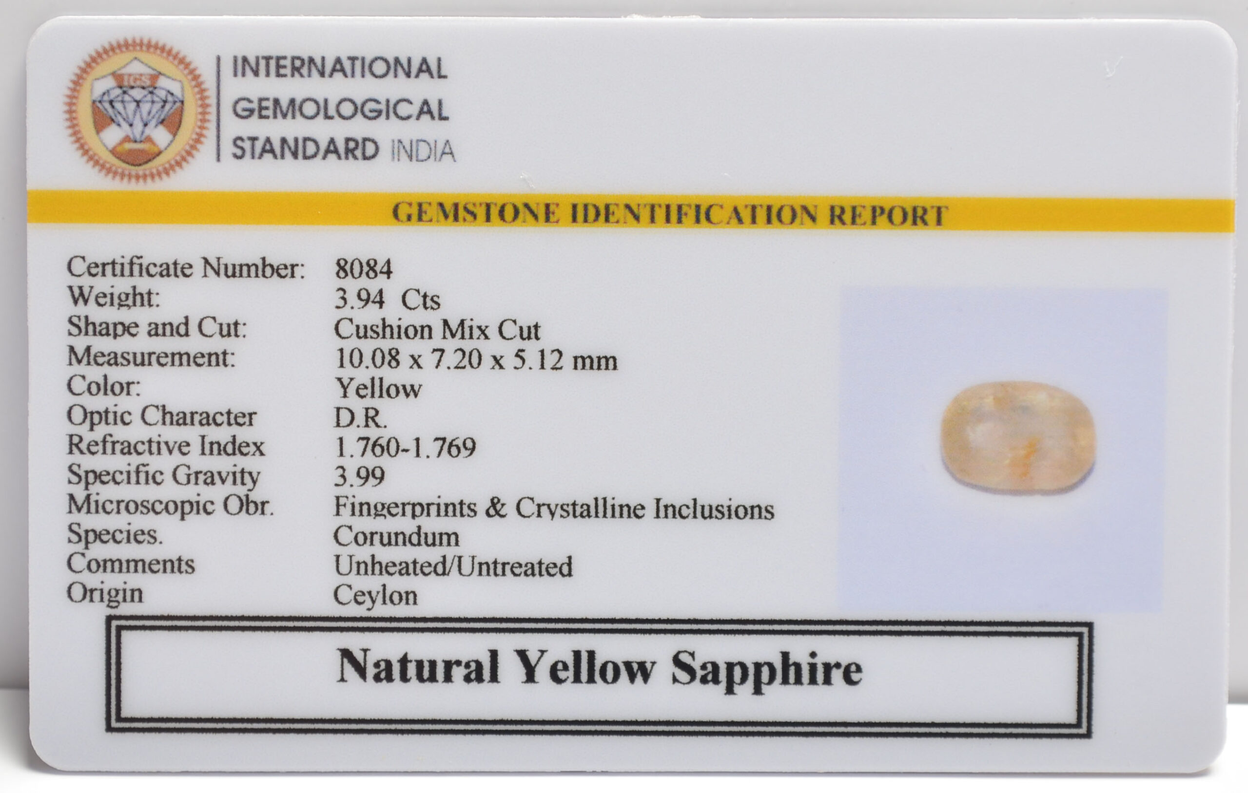 NYSP8786 2 scaled YELLOW SAPPHIRE 3.94 Ct.