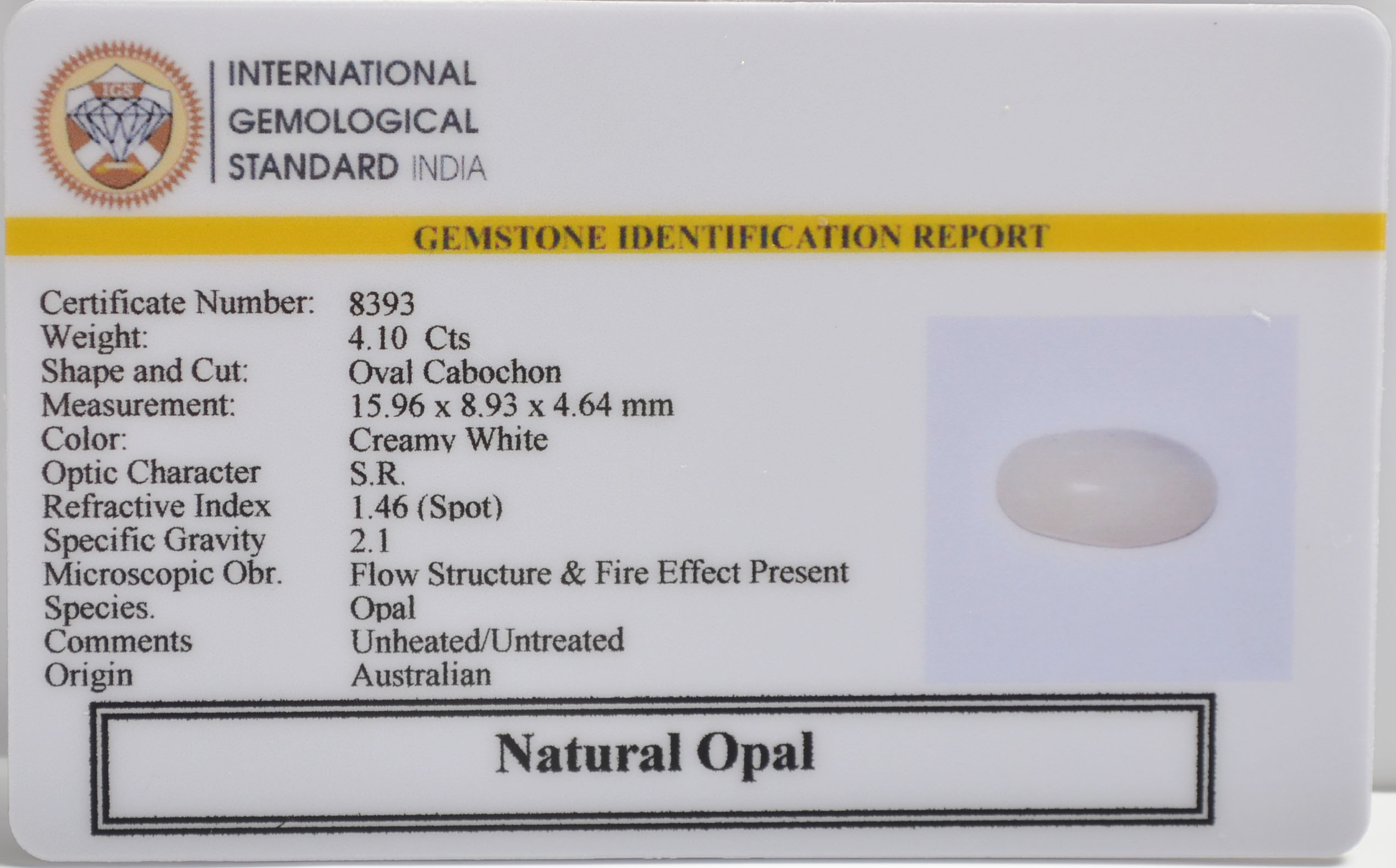 OPAL 4.1 Ct. 3 OPL9600 2 OPAL 4.1 Ct.