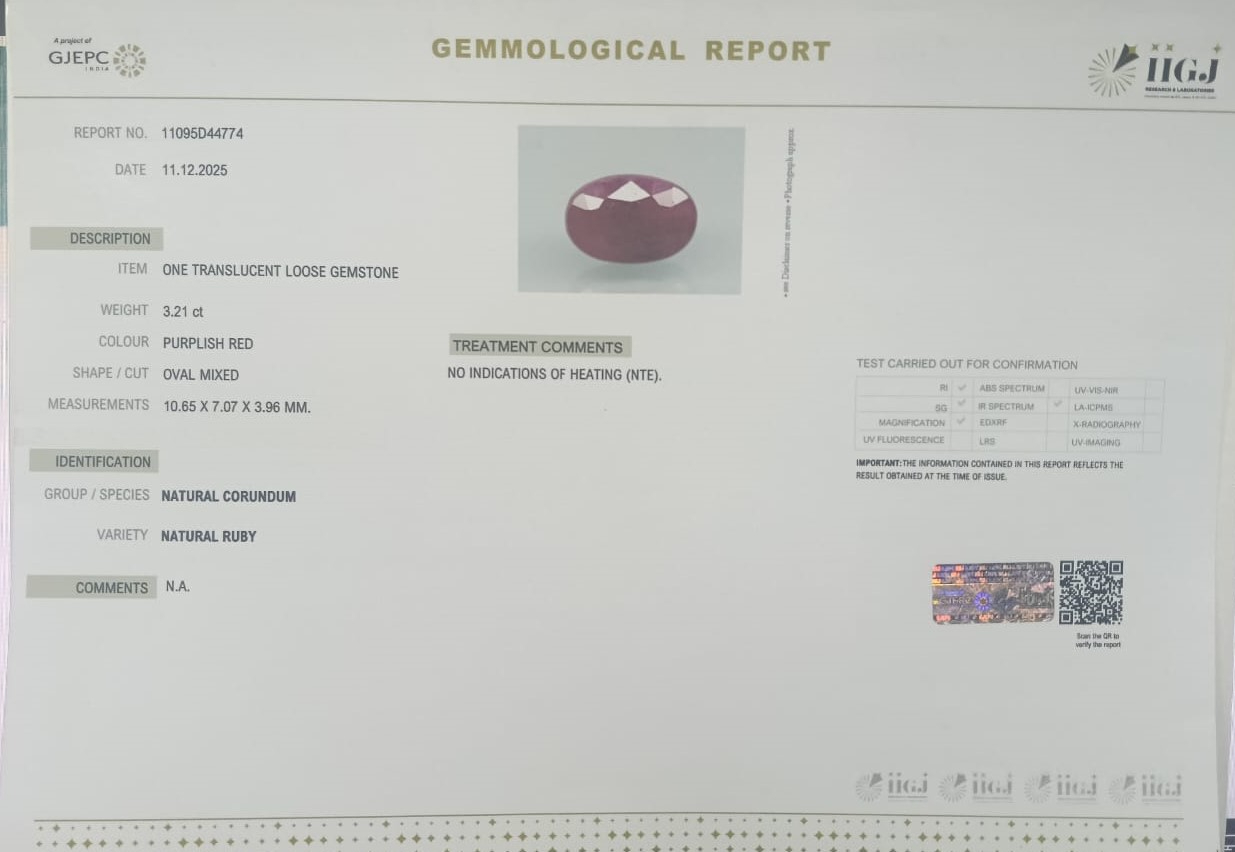 RUBY 3.21 Ct. 3 RUBG8348 2 RUBY 3.21 Ct.