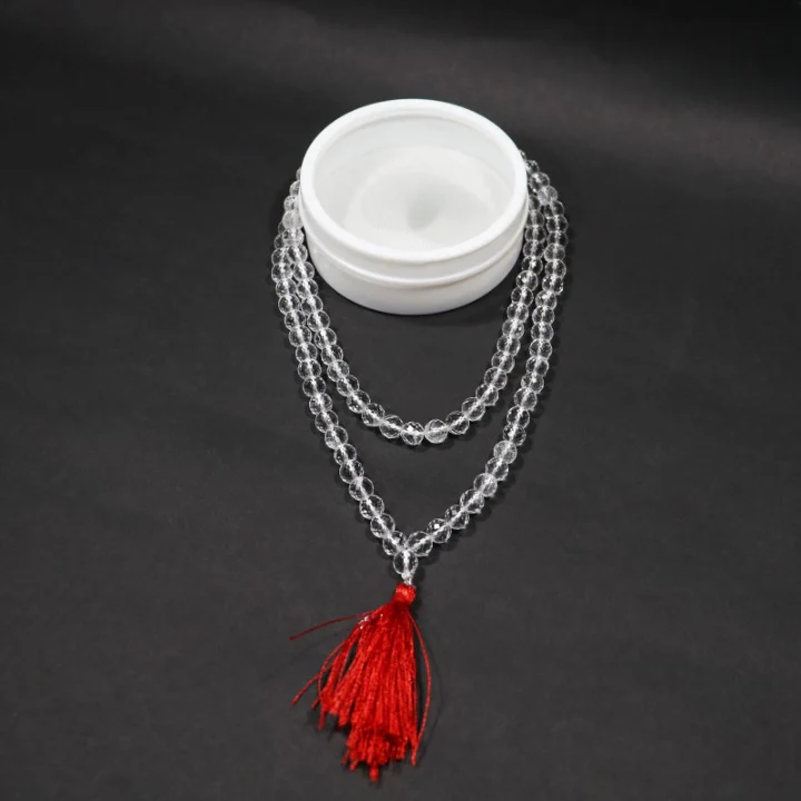 Sphatik Mala Diamond Cut (108+1) 3 1 cleanup cleanup Sphatik Mala Diamond Cut (108+1)