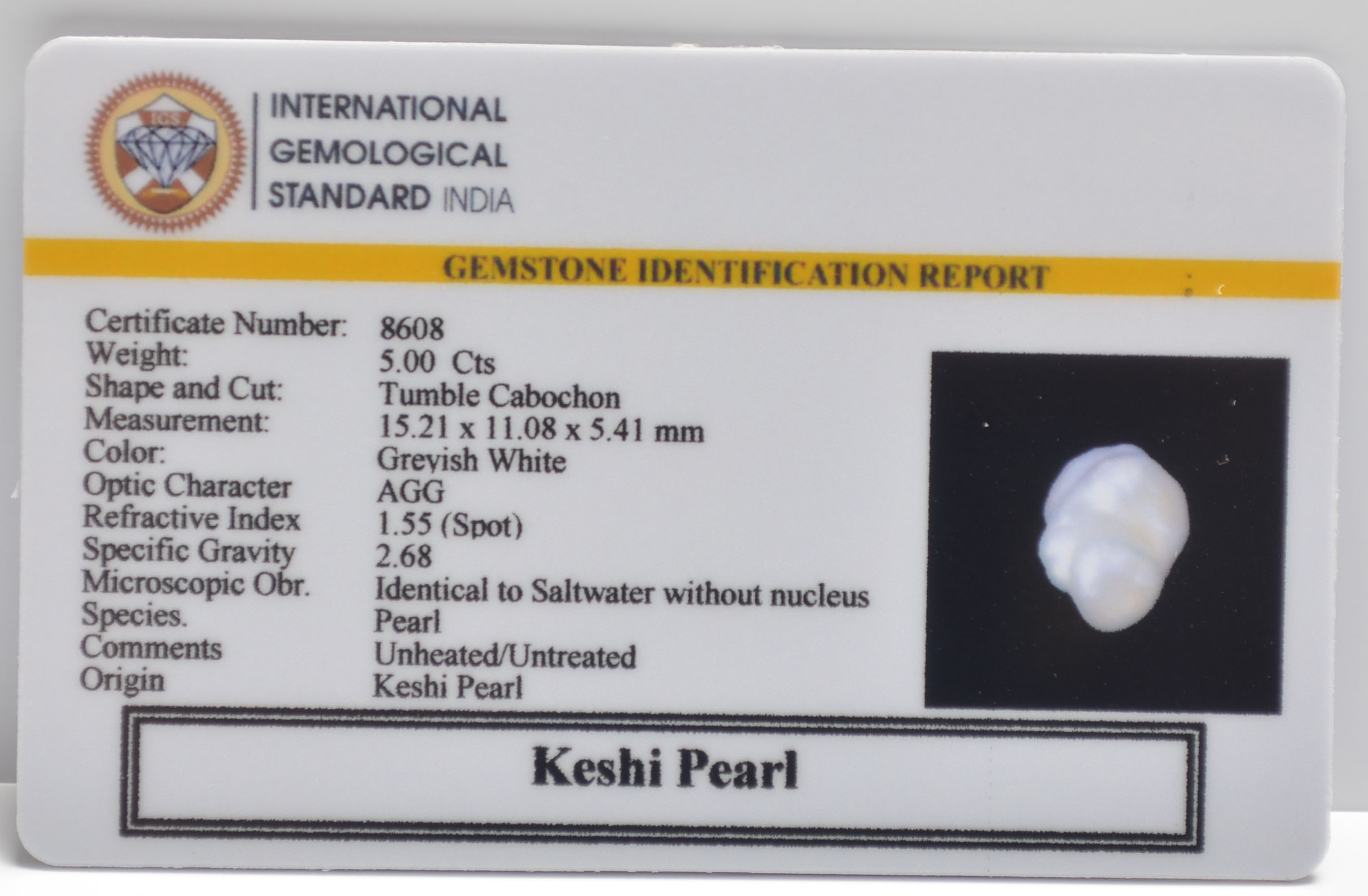 2320 2 KESHI PEARL 5 Ct.