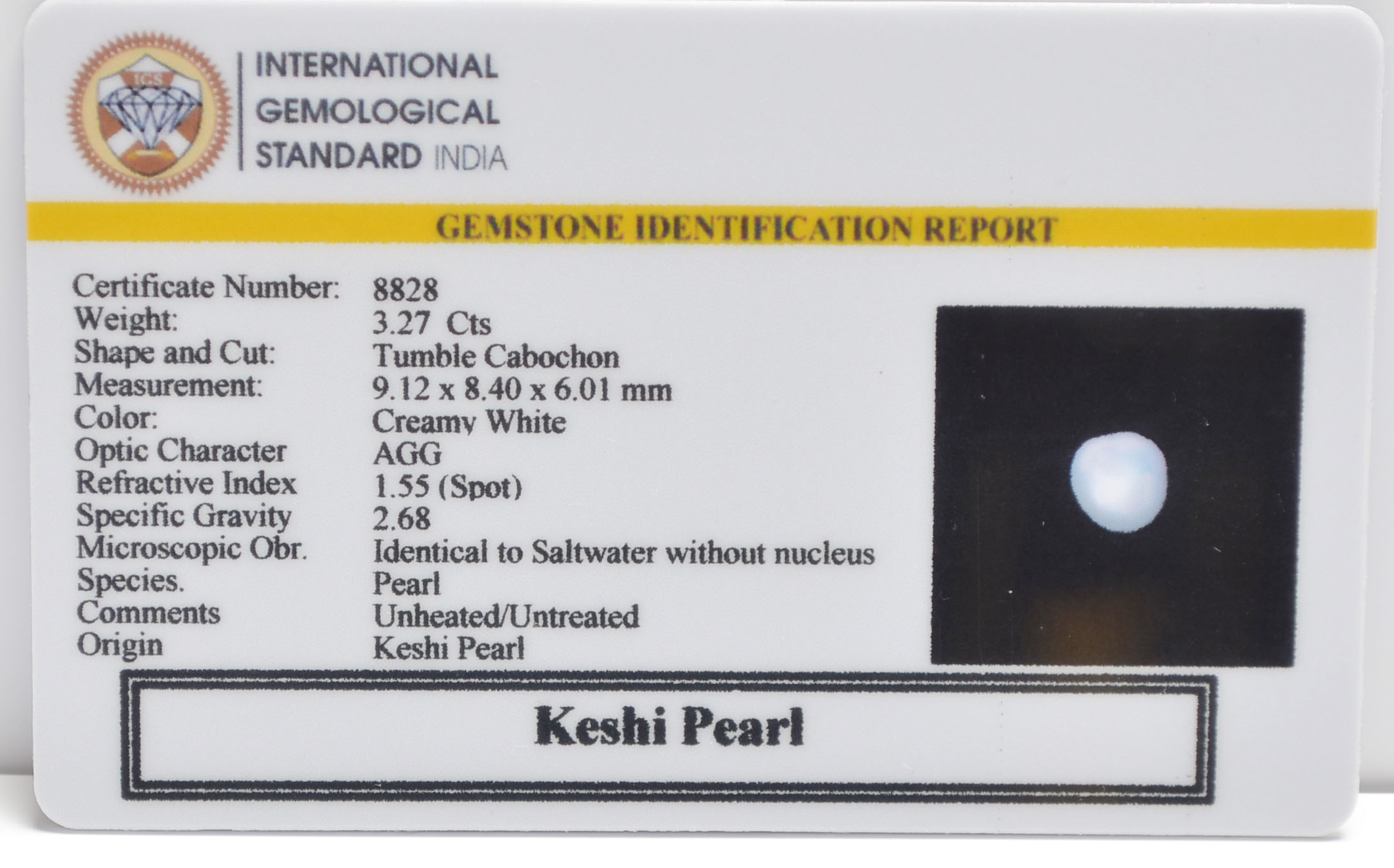 2328 2 KESHI PEARL 3.27 Ct.