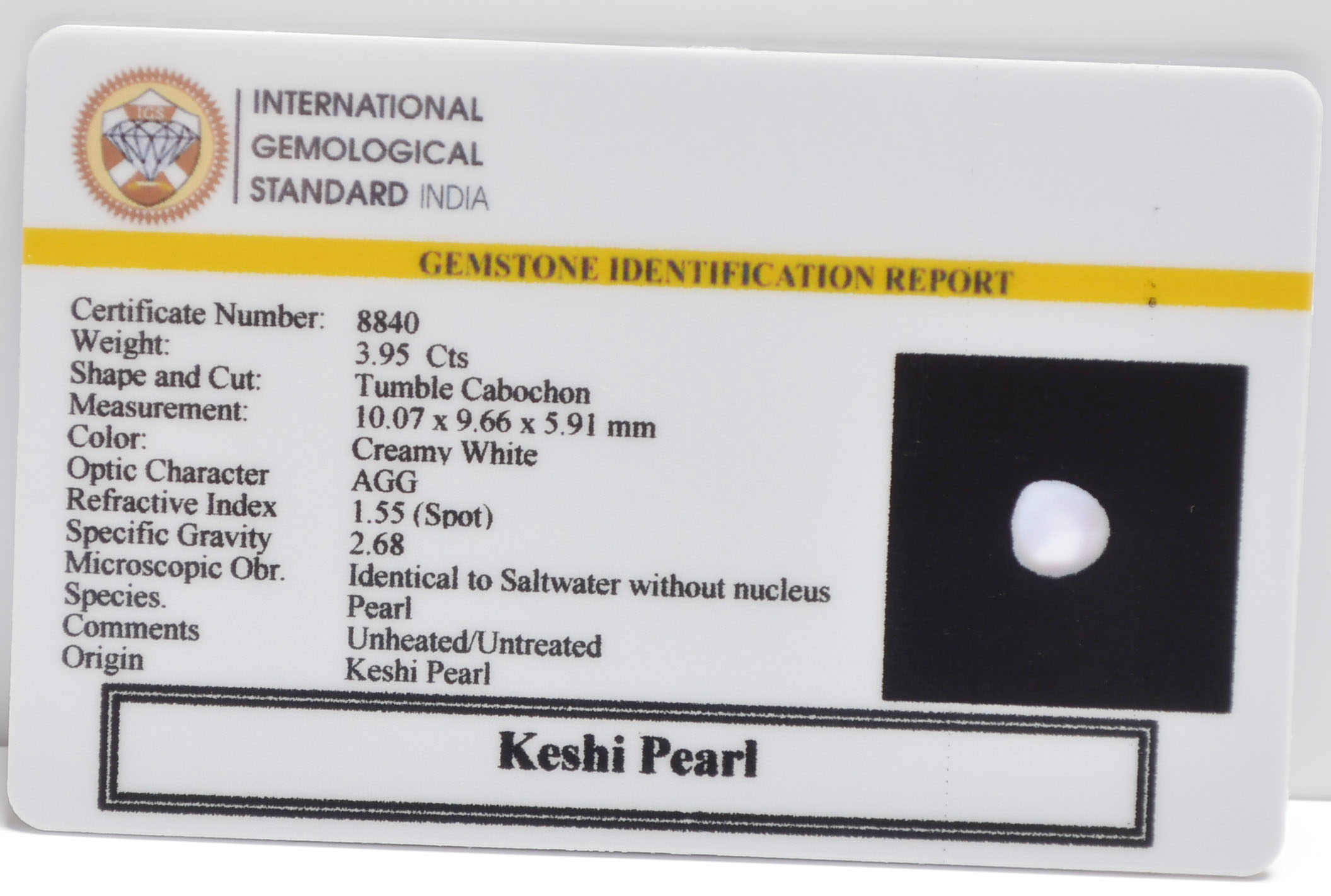 2340 2 KESHI PEARL 3.95 Ct.