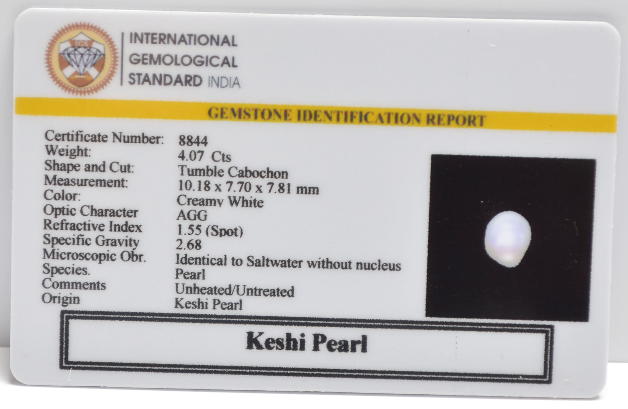 2344 2 KESHI PEARL 4.07 Ct.