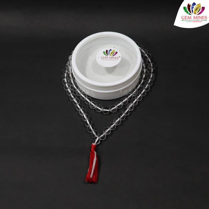 Sphatik Jaap Mala (108+1) 4 4 3 Sphatik Jaap Mala (108+1)