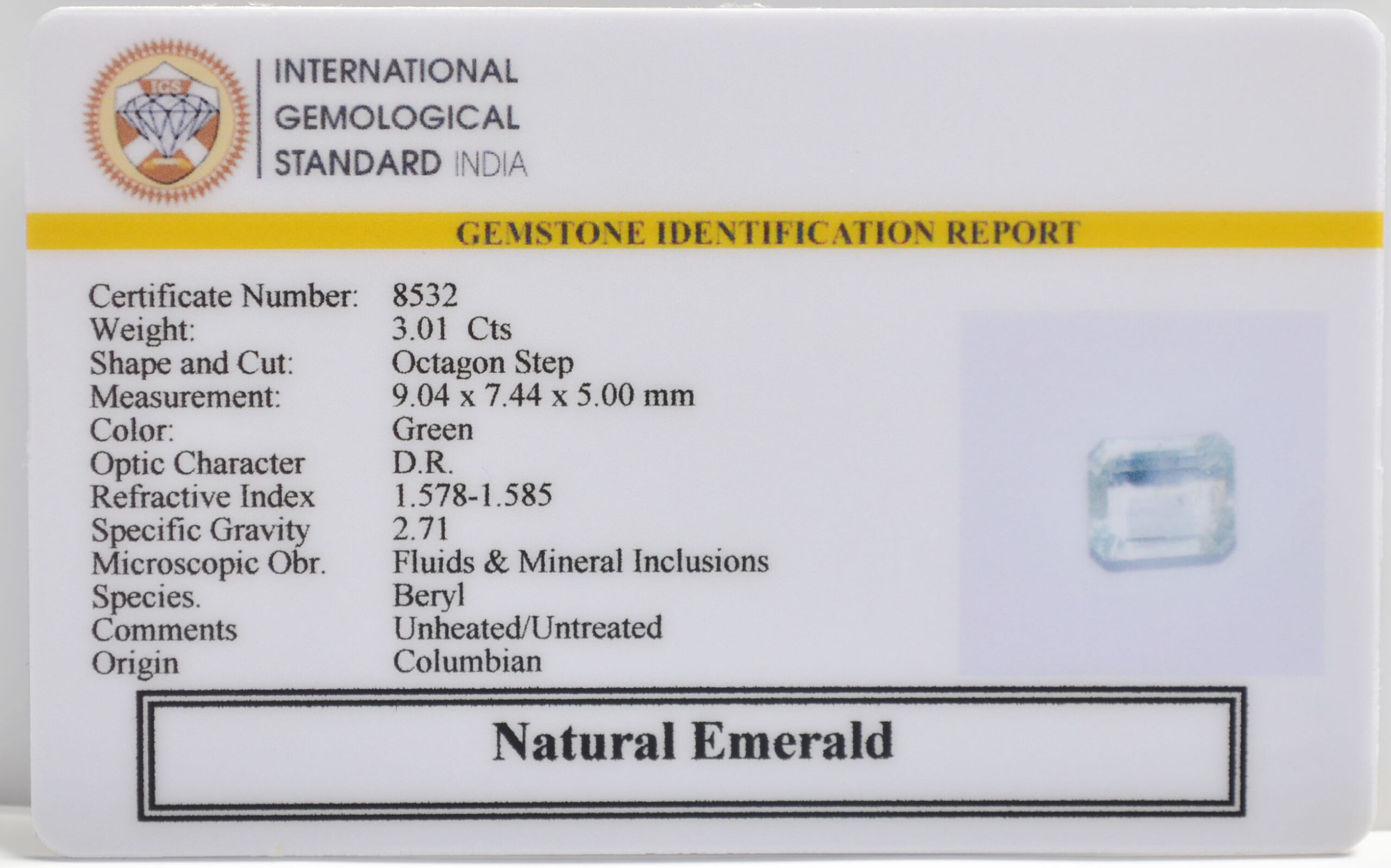 EMRD22000 2 scaled EMERALD 3.01 Ct.